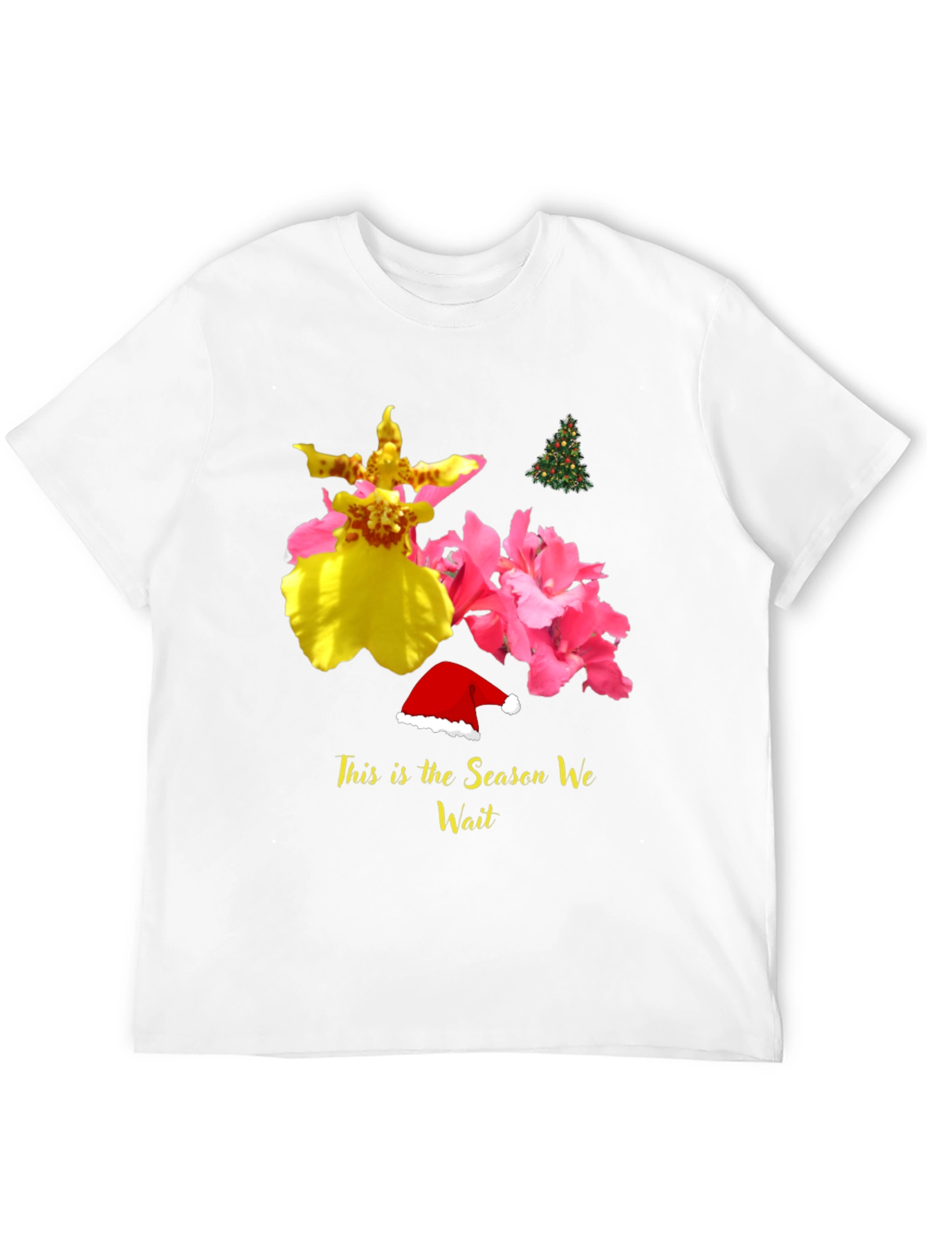 Festive Floral Season Wait Tee