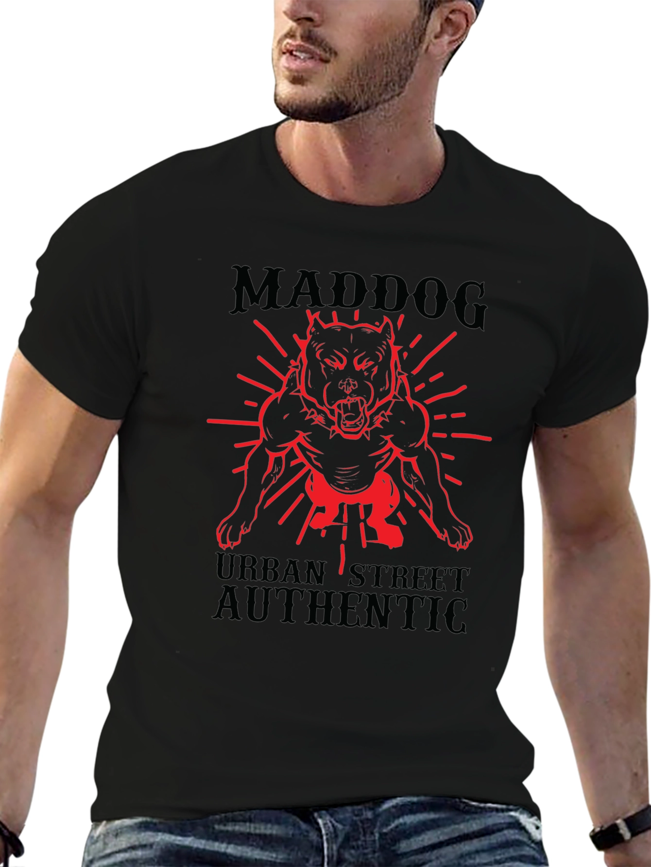 Maddog Urban Street Authentic Graphic T-Shirt