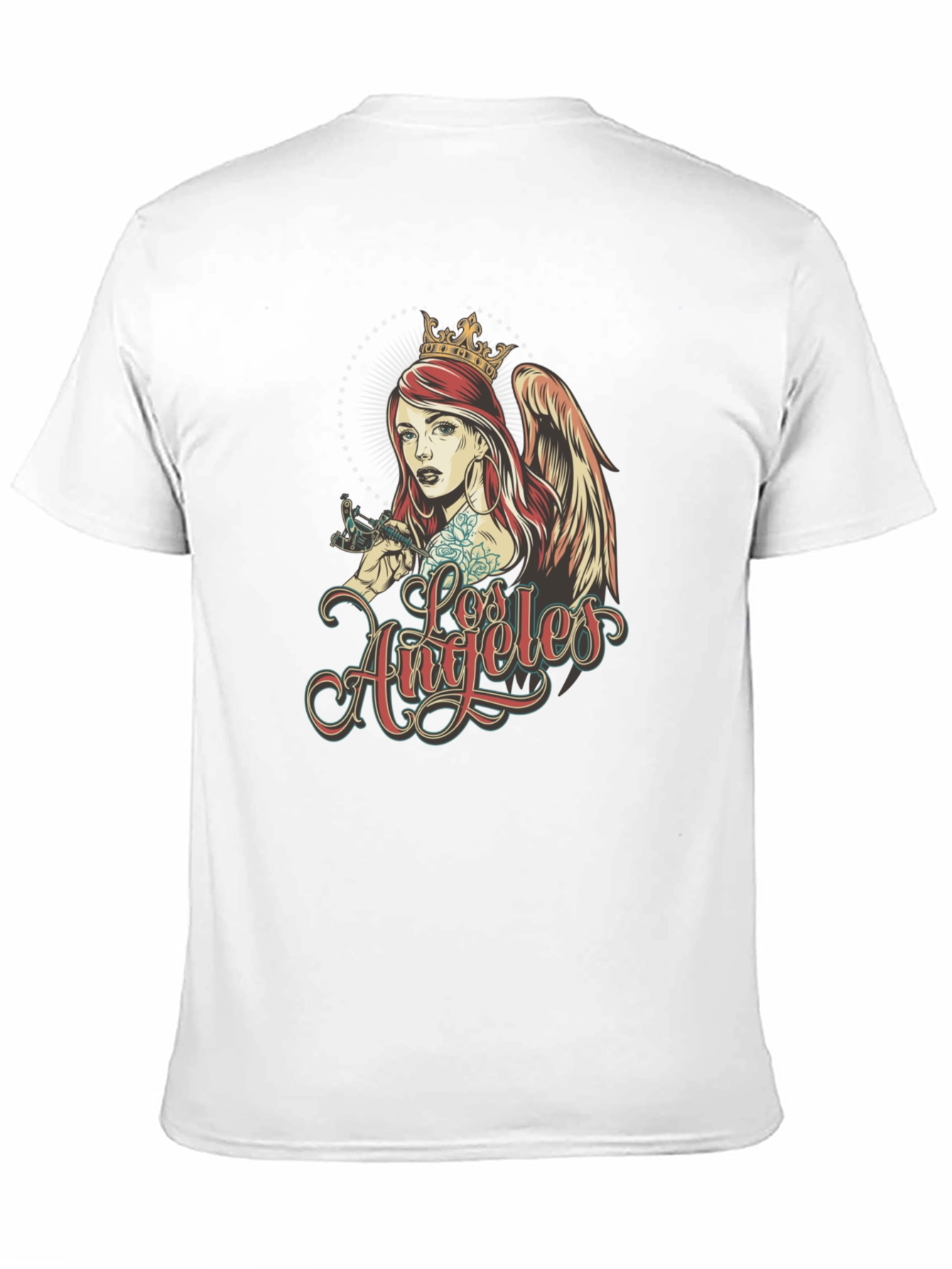 Los Angeles Angel Tattoo Artist Graphic T-Shirt