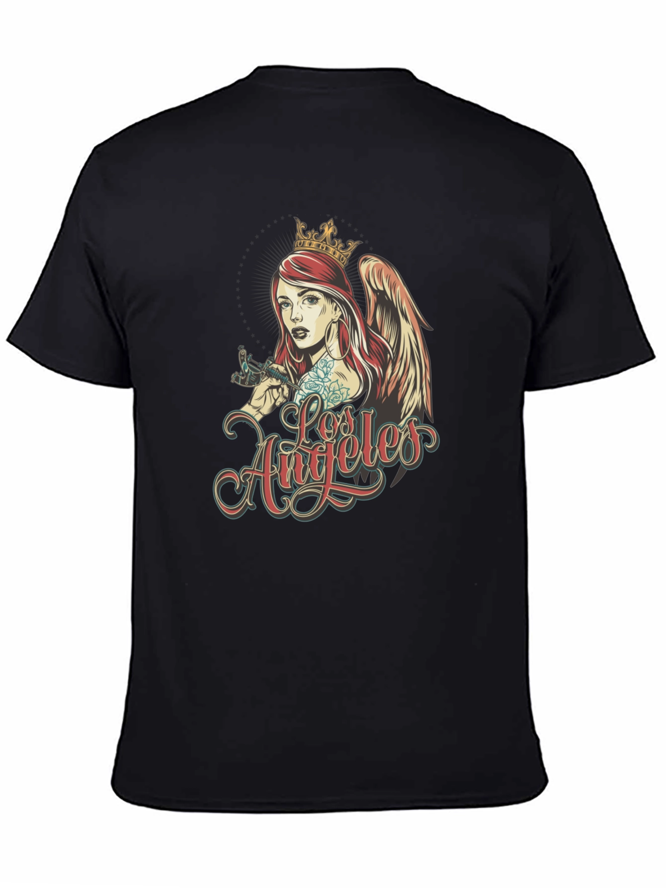 Los Angeles Angel Tattoo Artist Graphic T-Shirt