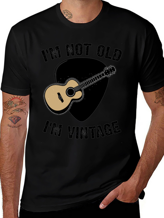 Vintage Guitar T-Shirt - Im Not Old Im Vintage