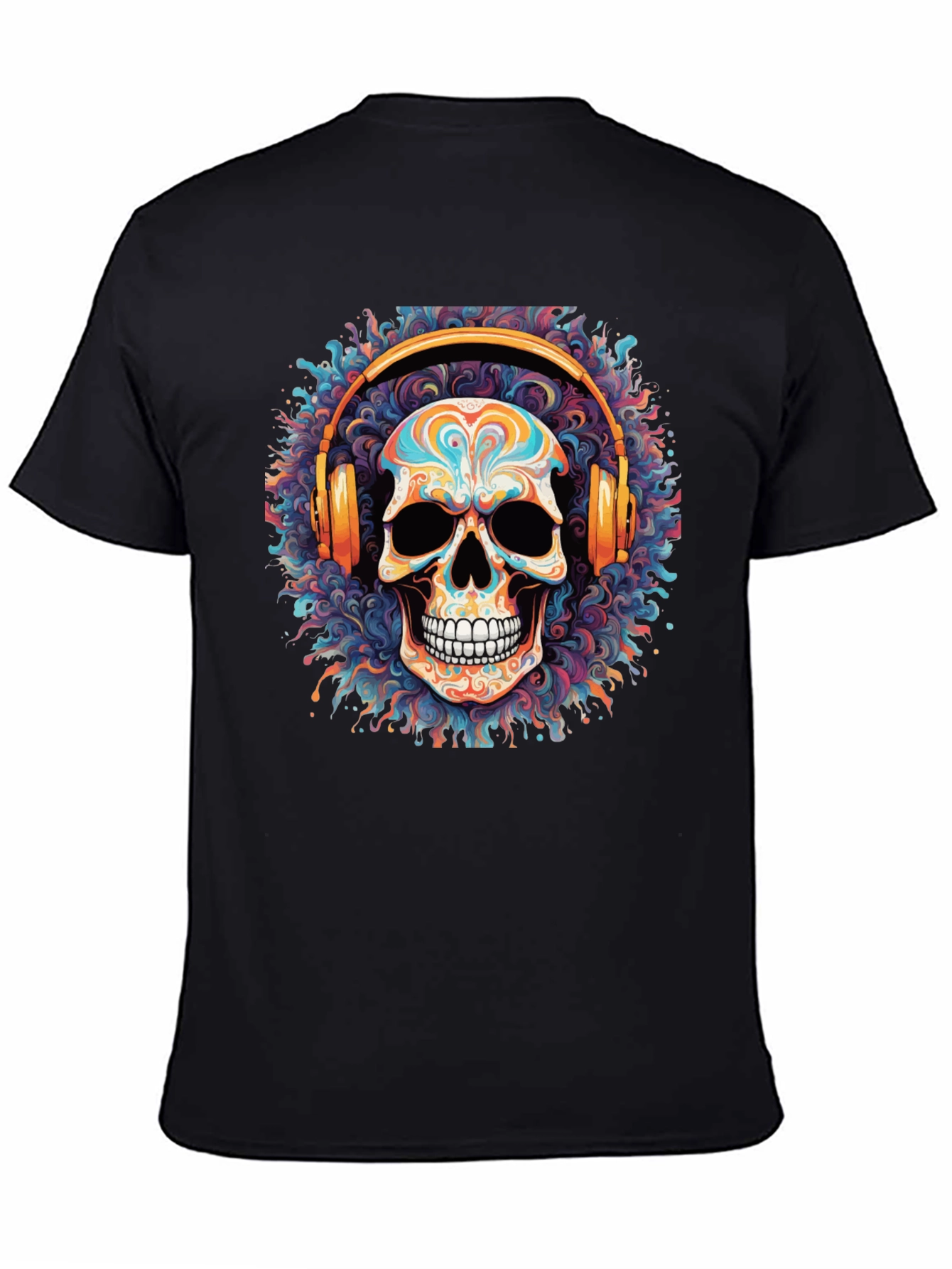 Skull Headphones Graphic Tee