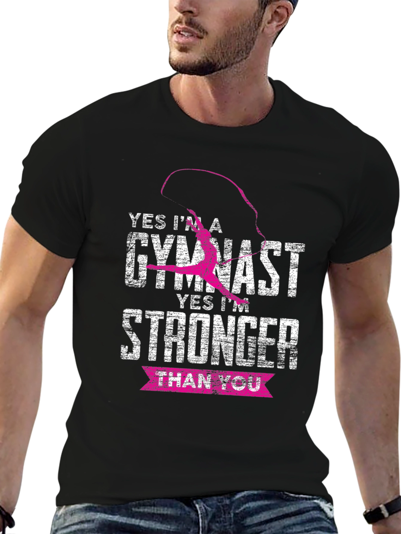 Gymnast Stronger Than You T-Shirt
