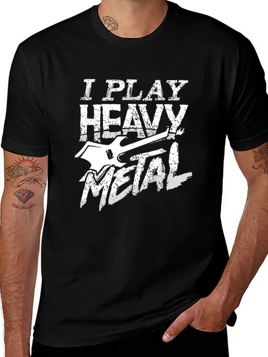 I Play Heavy Metal Graphic Tee