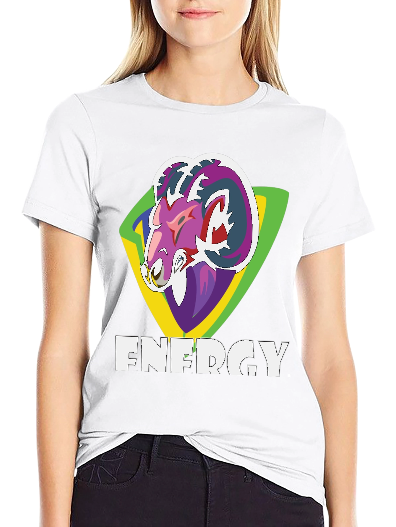 Energy Ram Graphic T-Shirt - Bold Style