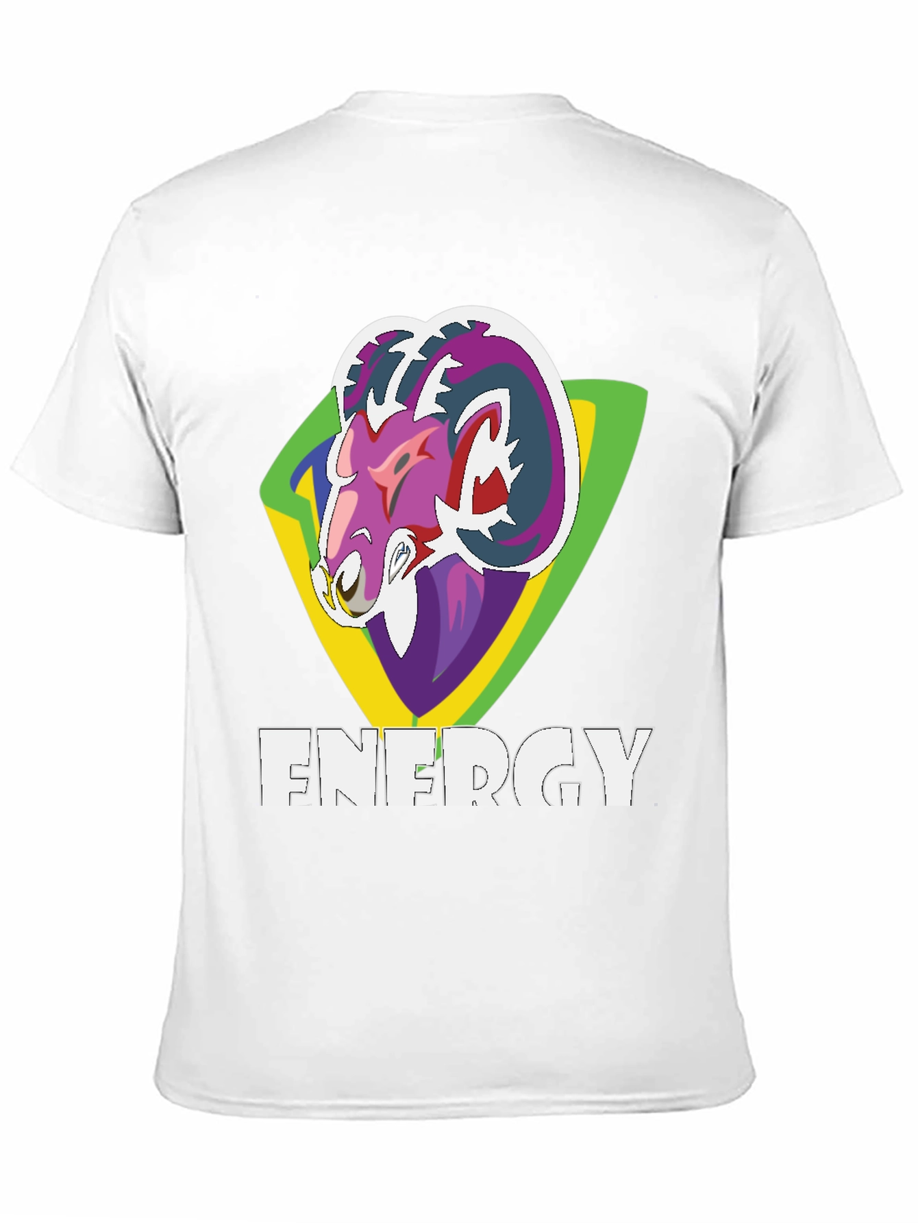Energy Ram Graphic T-Shirt - Bold Style