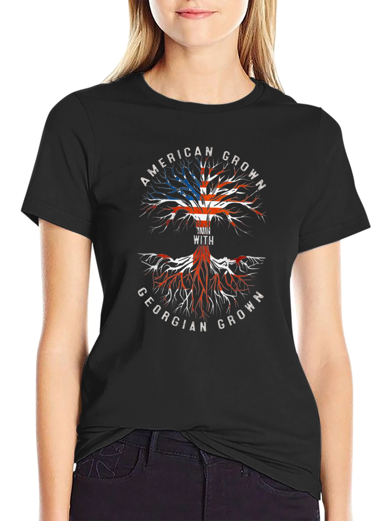 American & Georgian Grown Tree T-Shirt