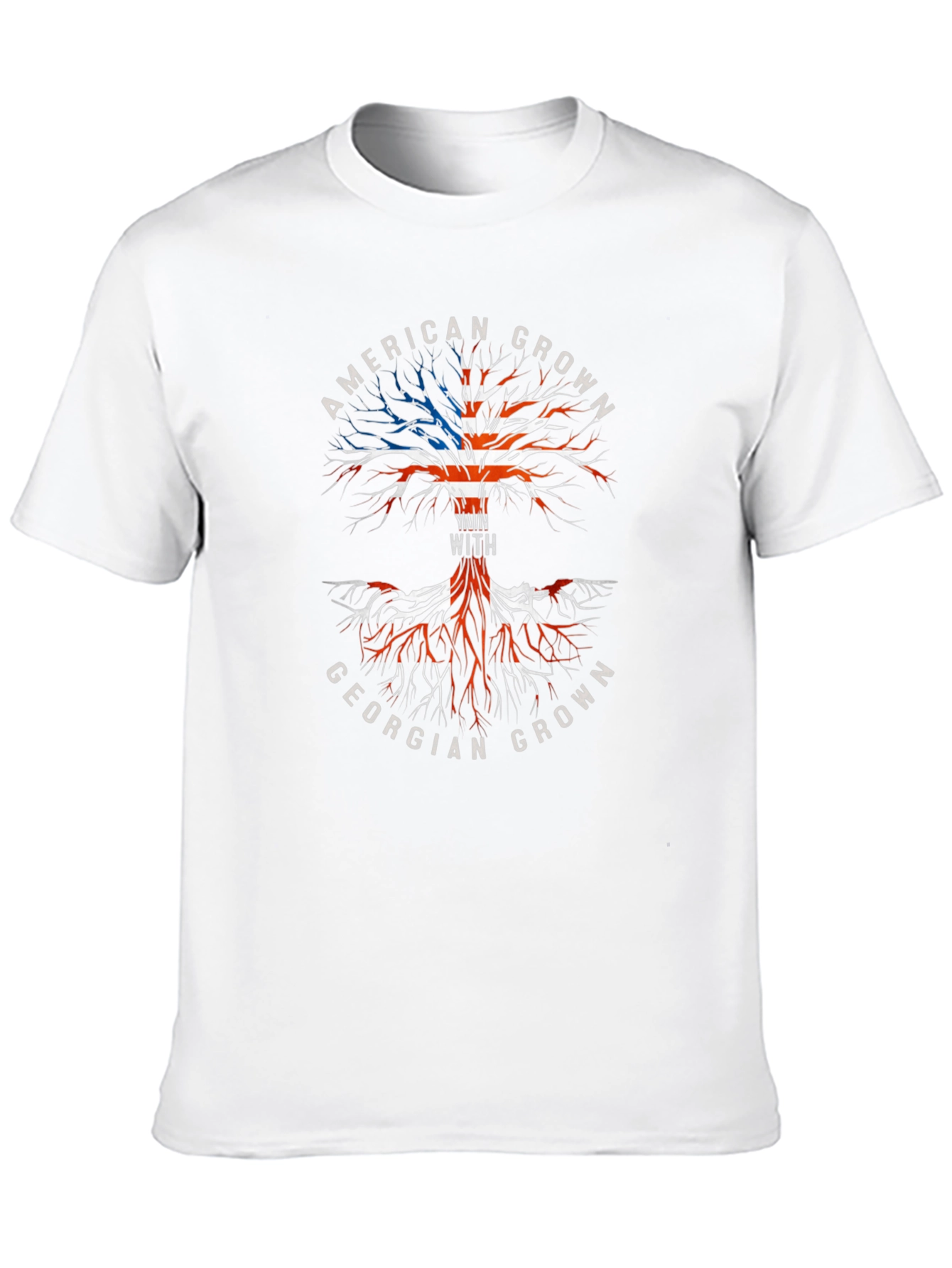 American & Georgian Grown Tree T-Shirt