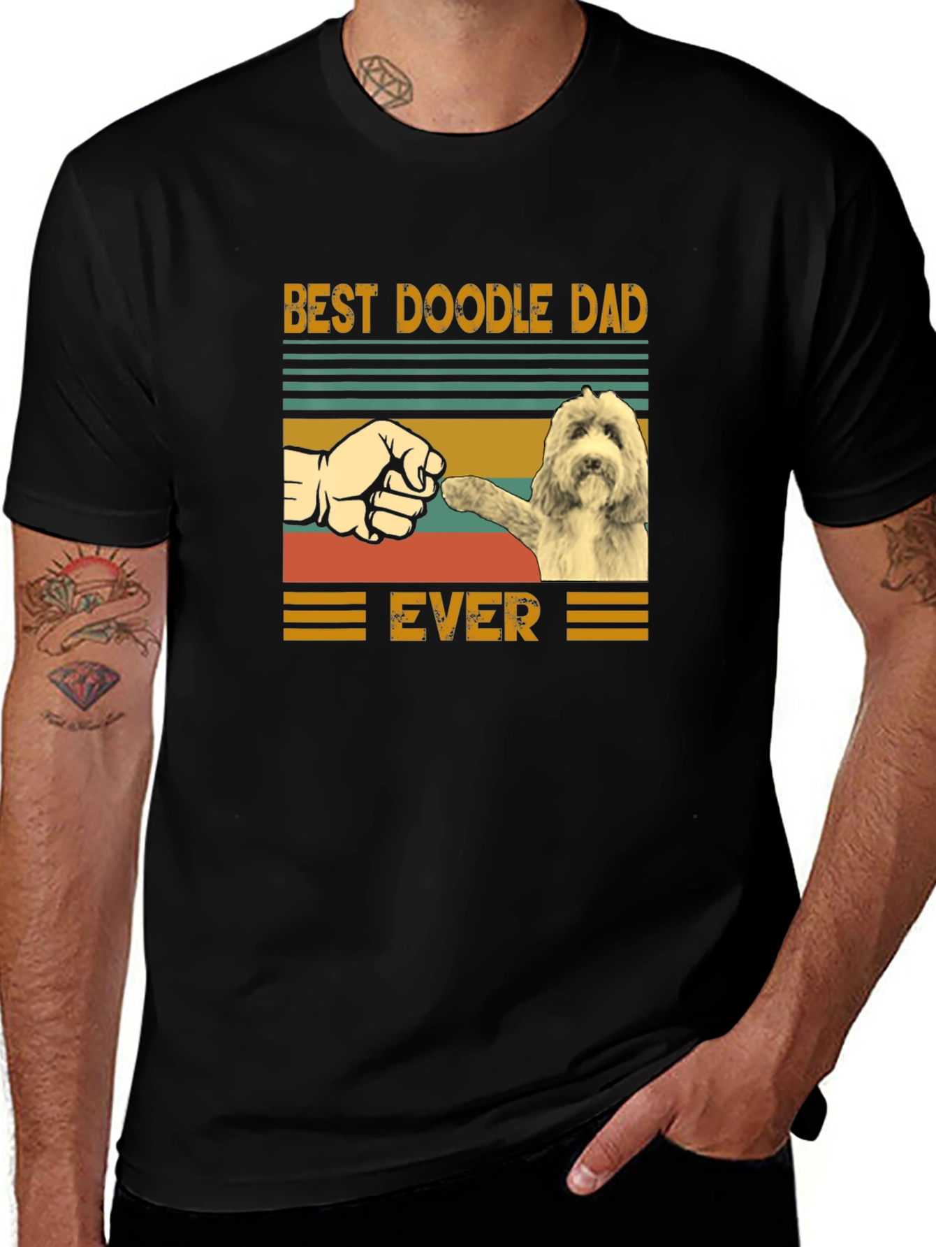 Best Doodle Dad Ever Graphic Tee