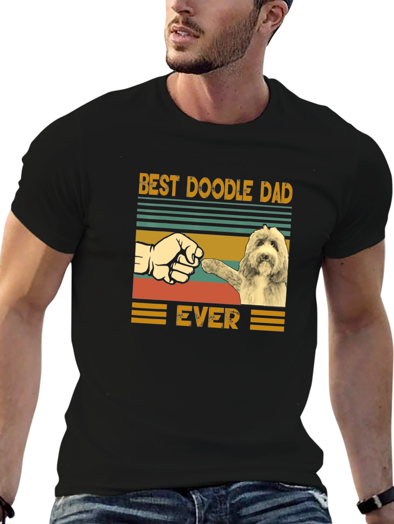 Best Doodle Dad Ever Graphic Tee