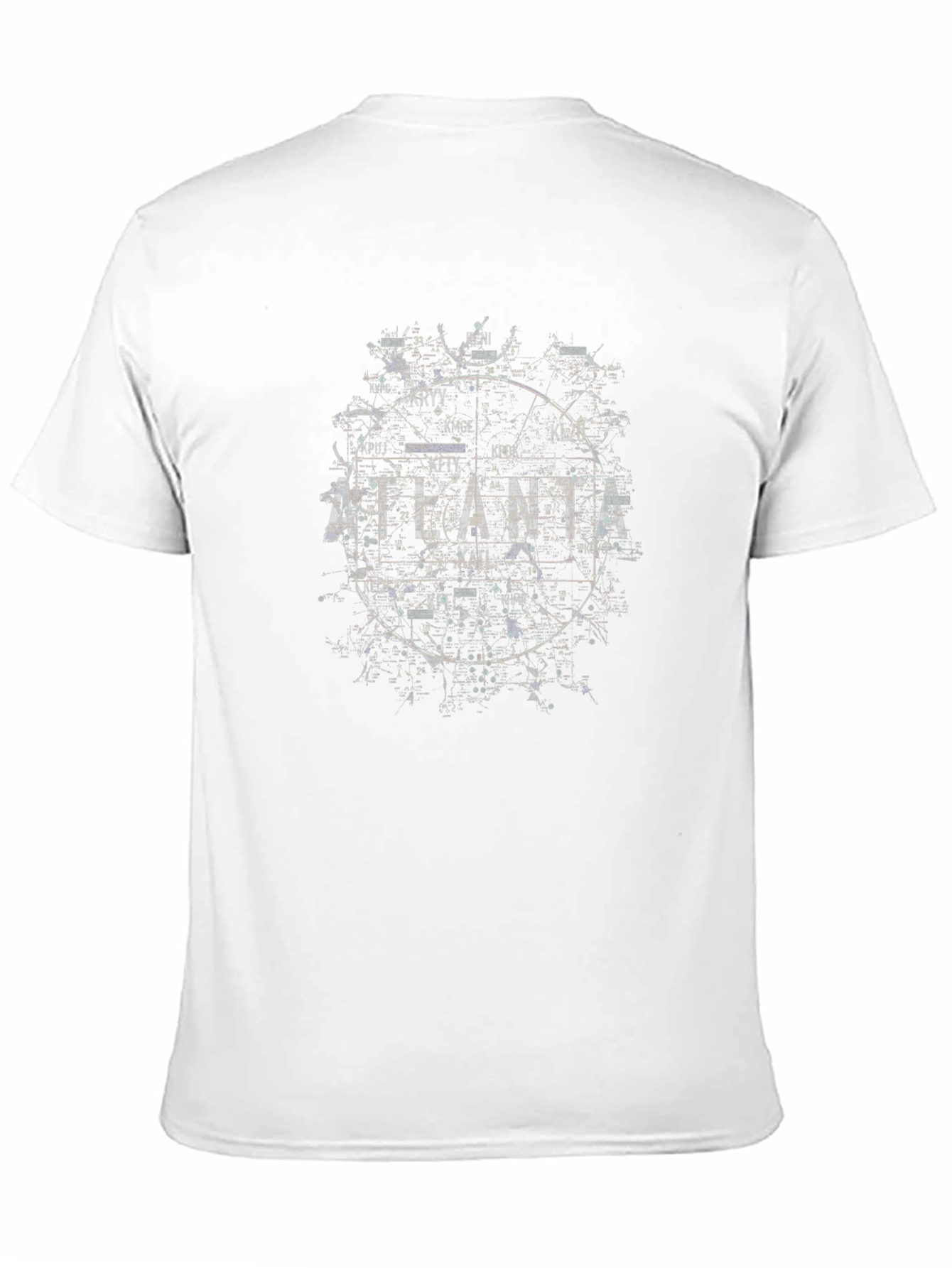 Atlanta Graphic Print Mens Black T-Shirt