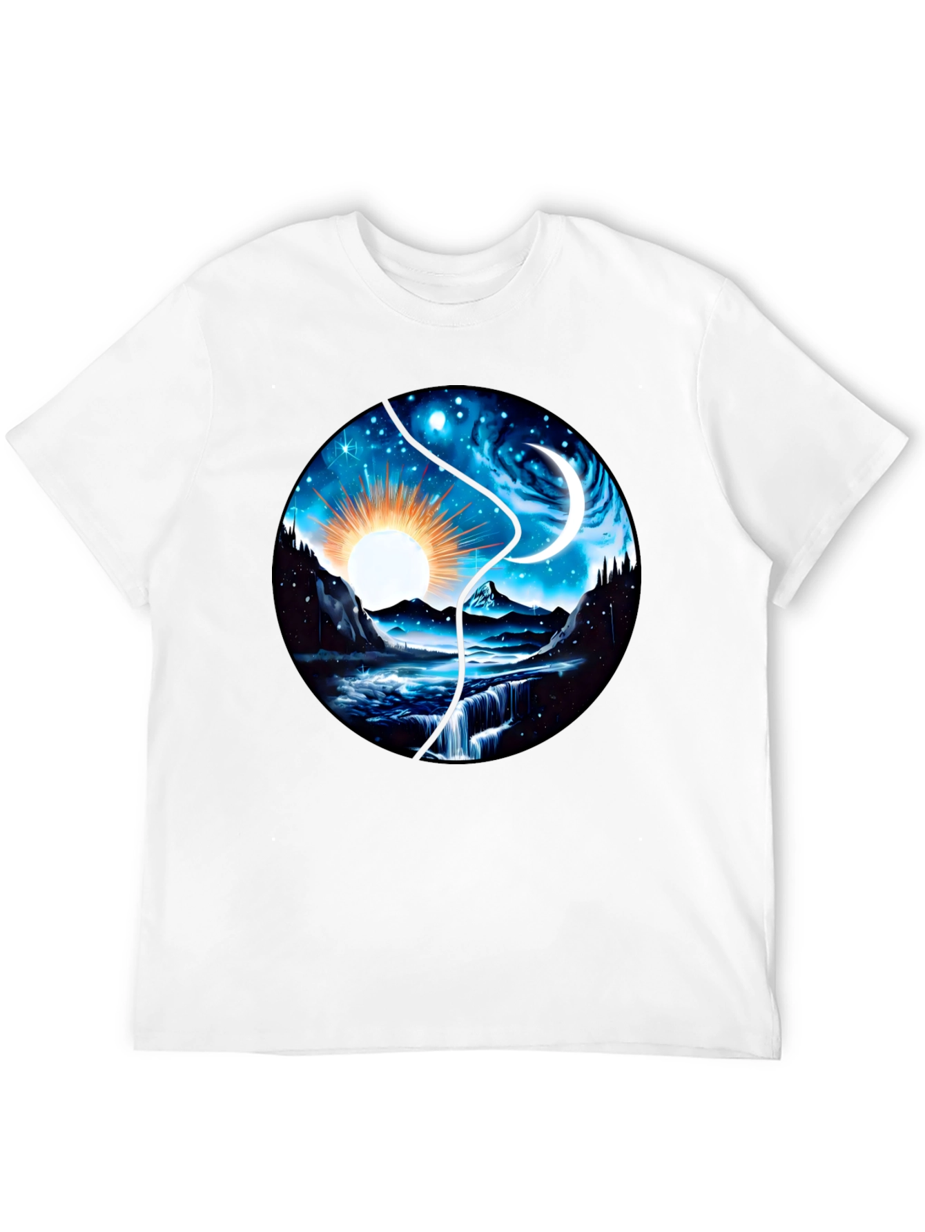 Yin Yang Sun and Moon T-Shirt