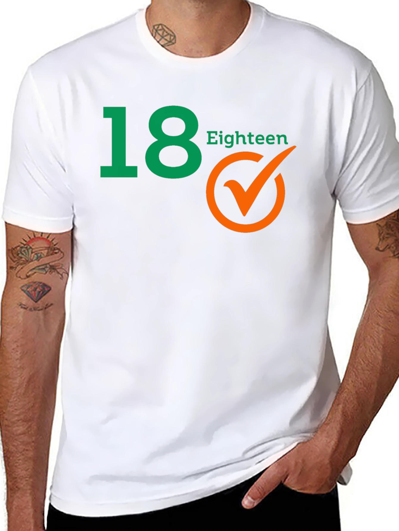 Eighteen Check T-Shirt