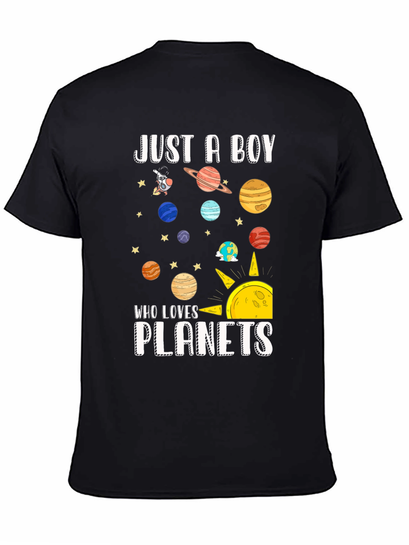 Just A Boy Who Loves Planets T-Shirt