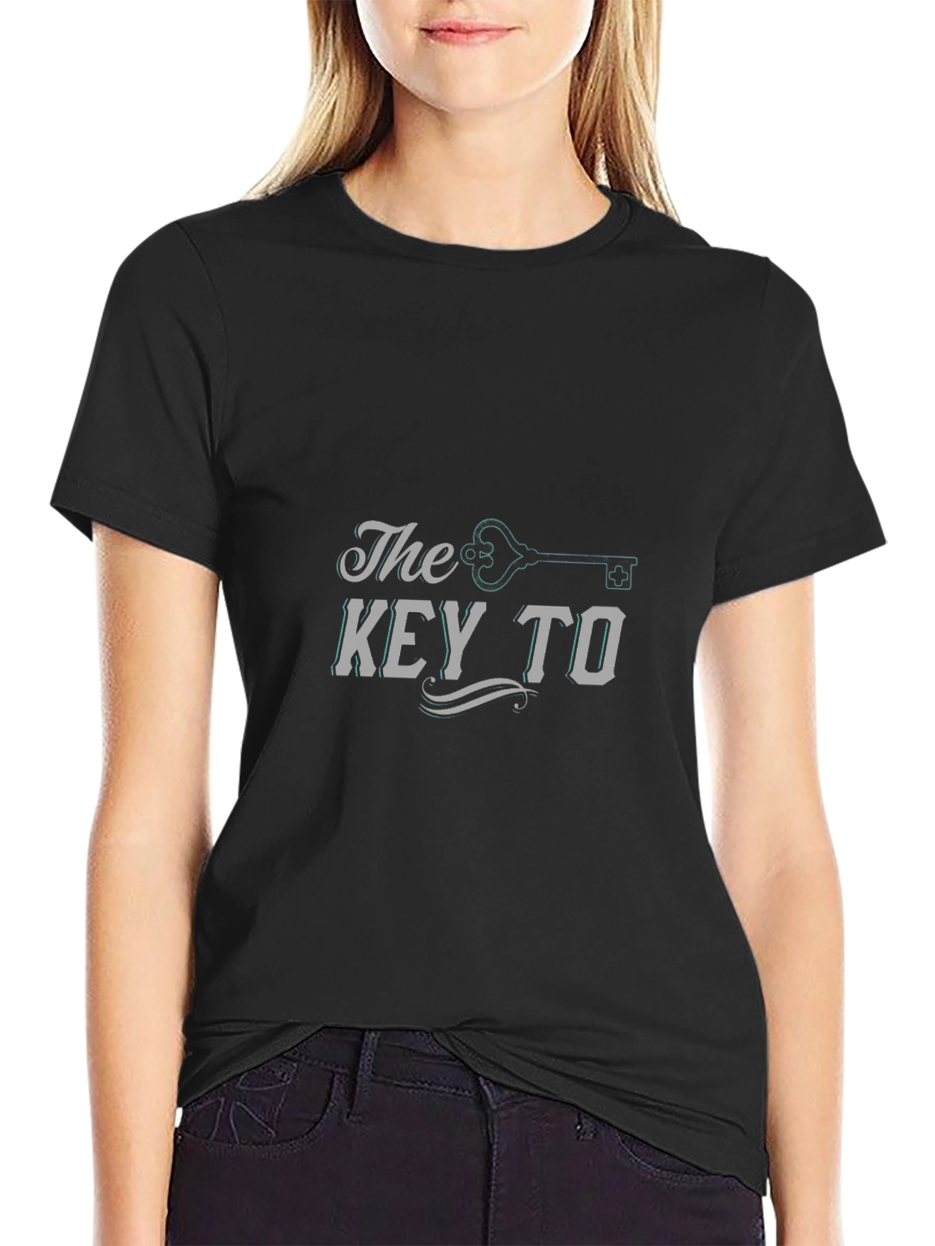 The Key to T-Shirt Black Mens