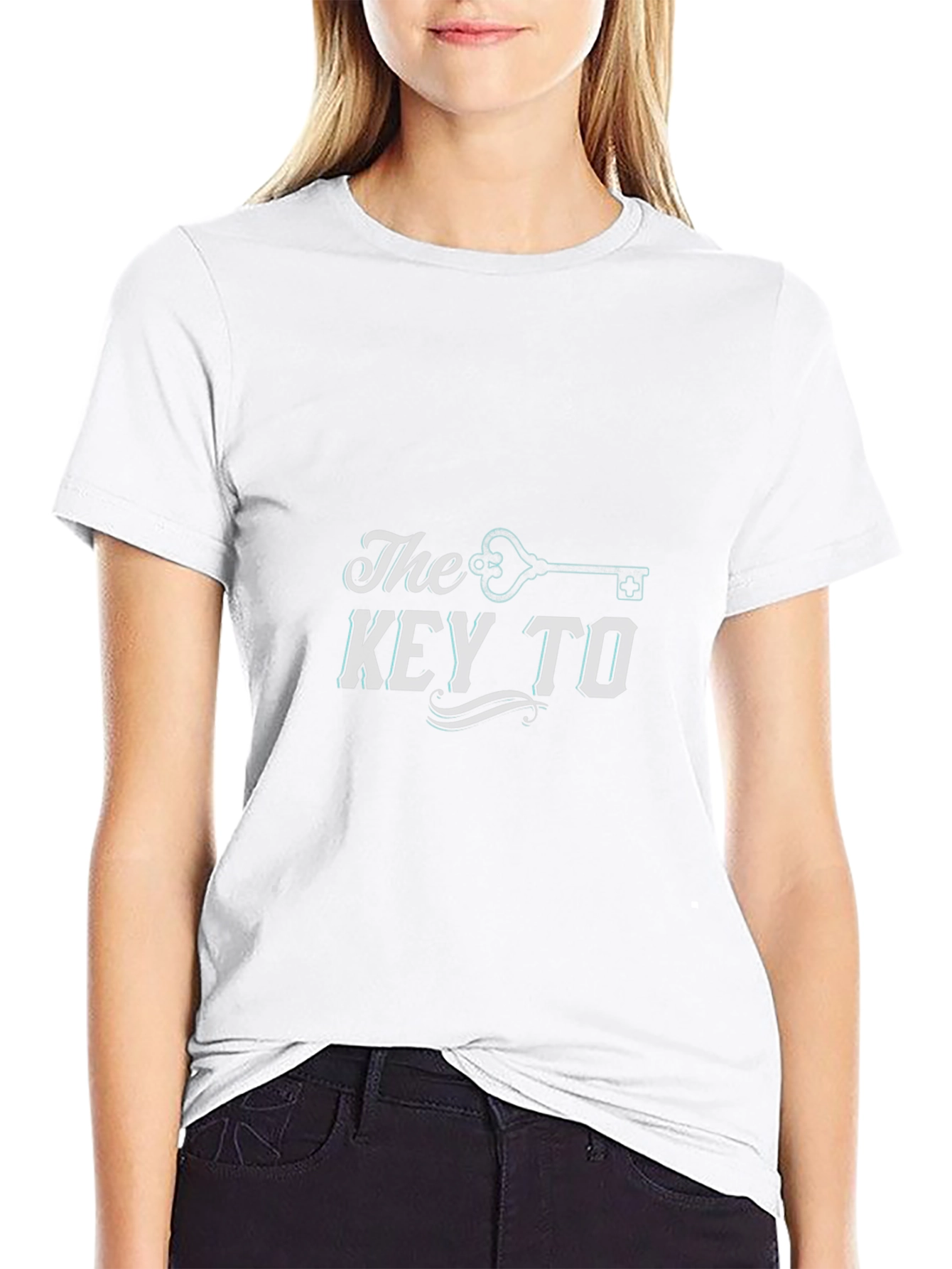 The Key to T-Shirt Black Mens