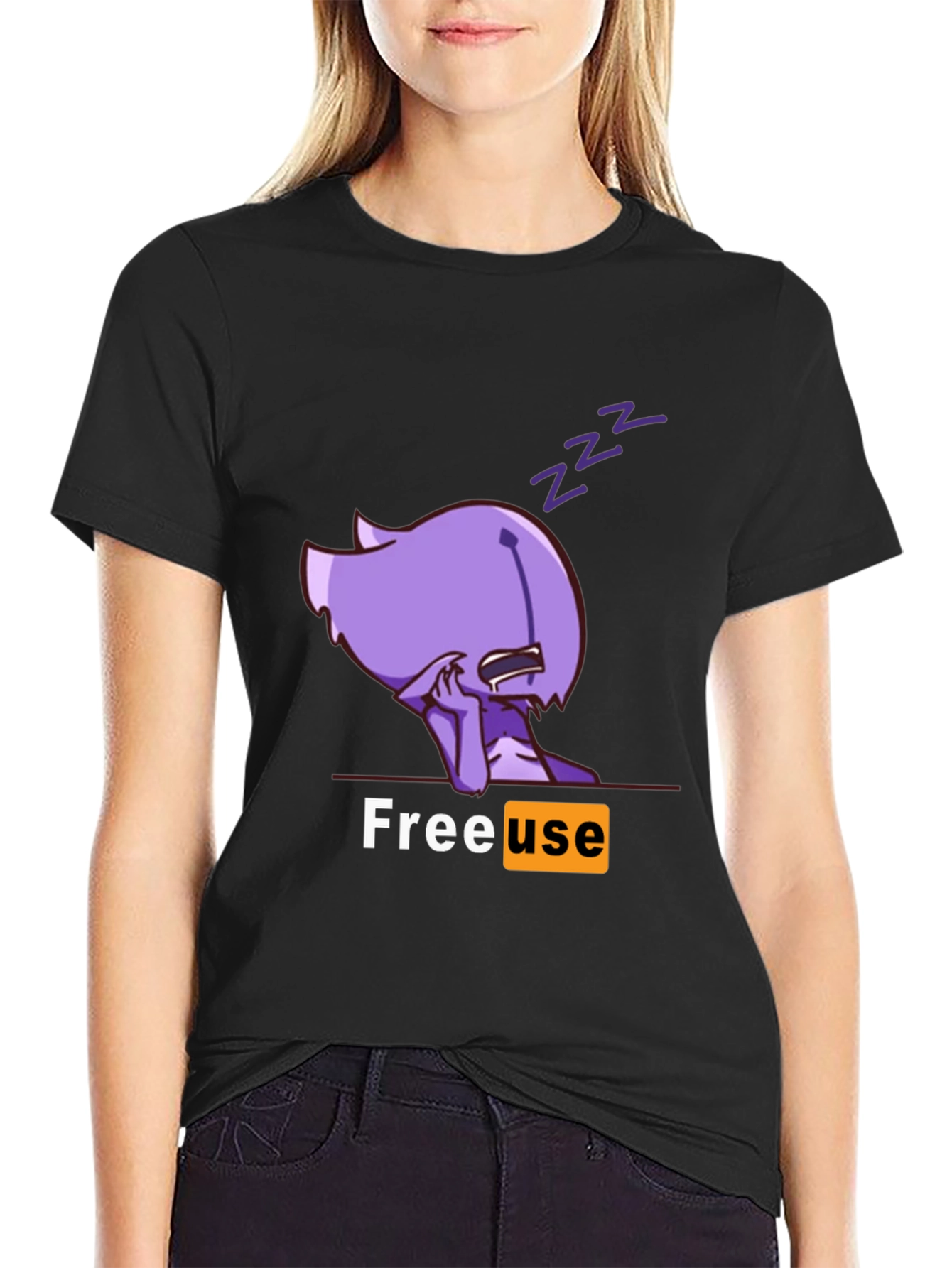 FreeUse Purple Character T-Shirt
