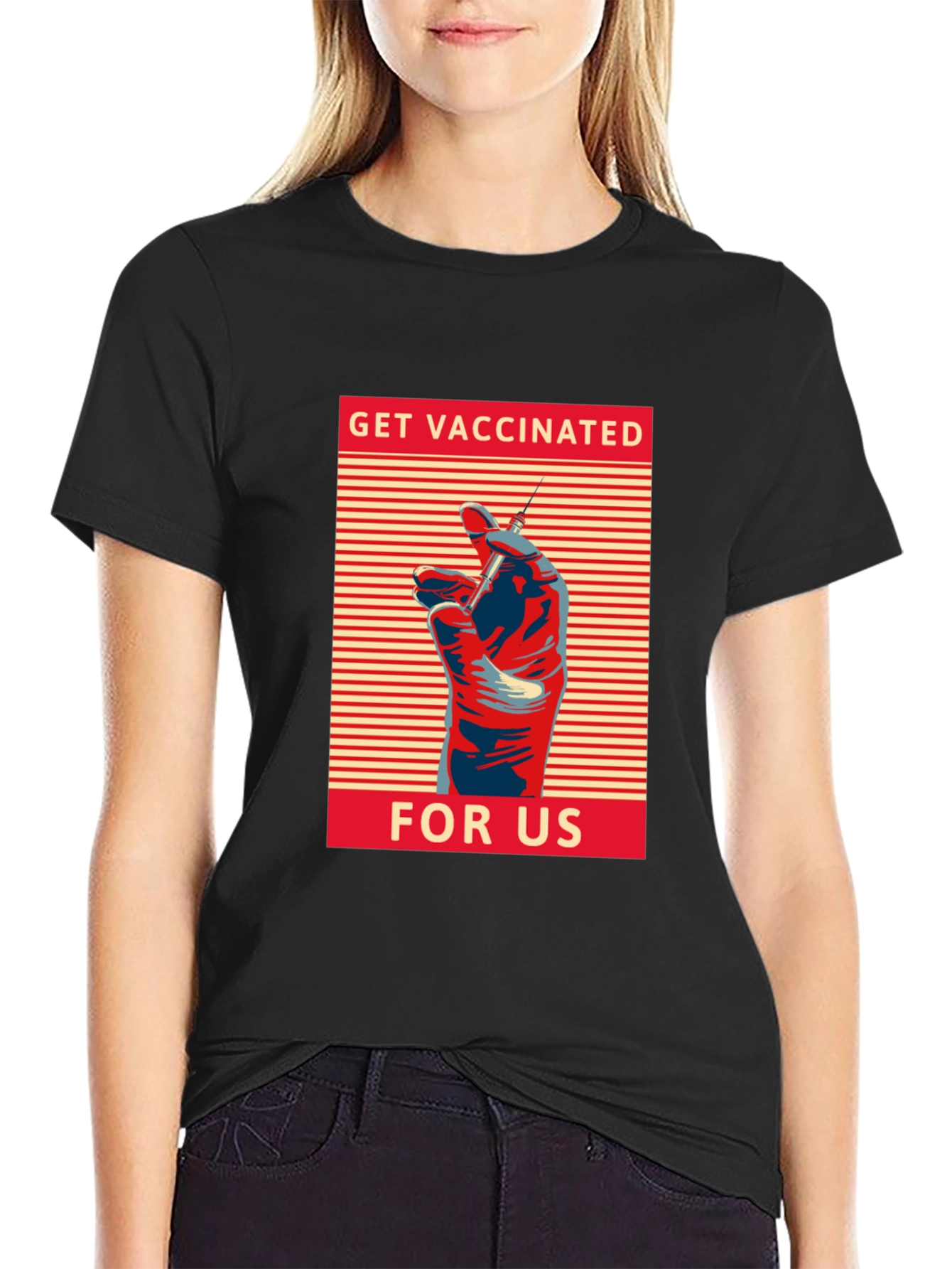 Get Vaccinated for Us Graphic T-Shirt