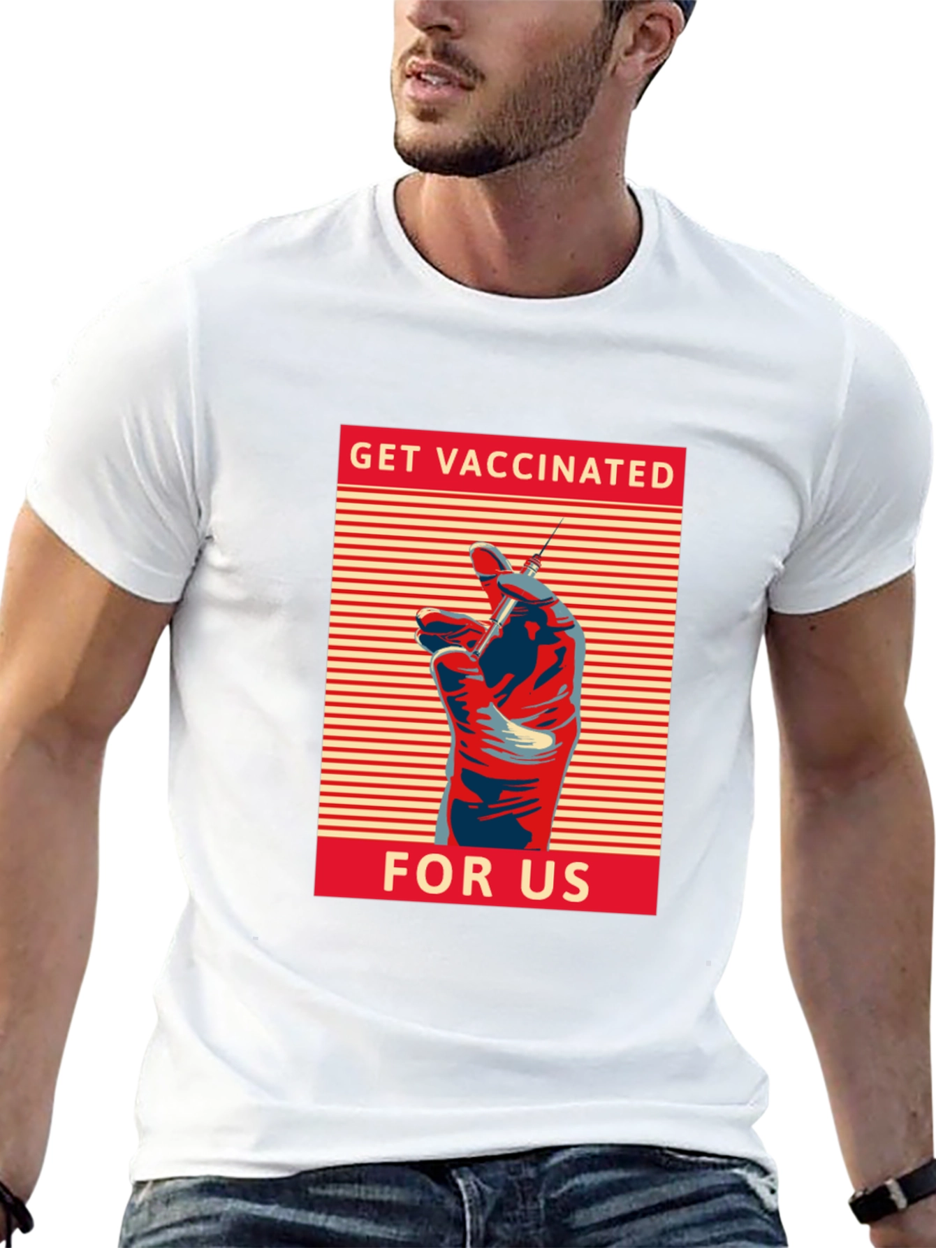 Get Vaccinated for Us Graphic T-Shirt