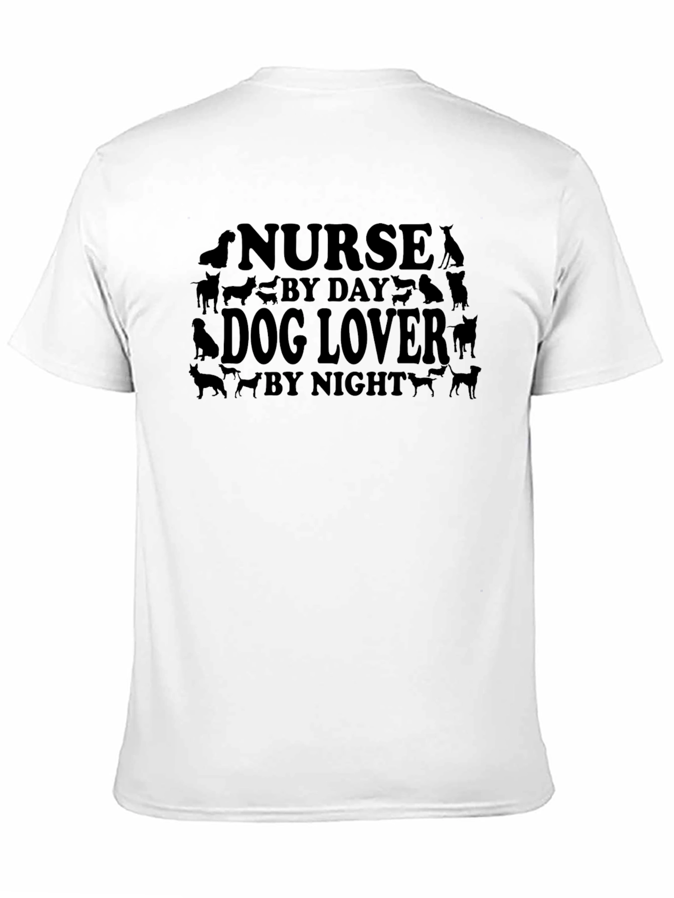 Nurse by Day Dog Lover by Night Graphic Tee