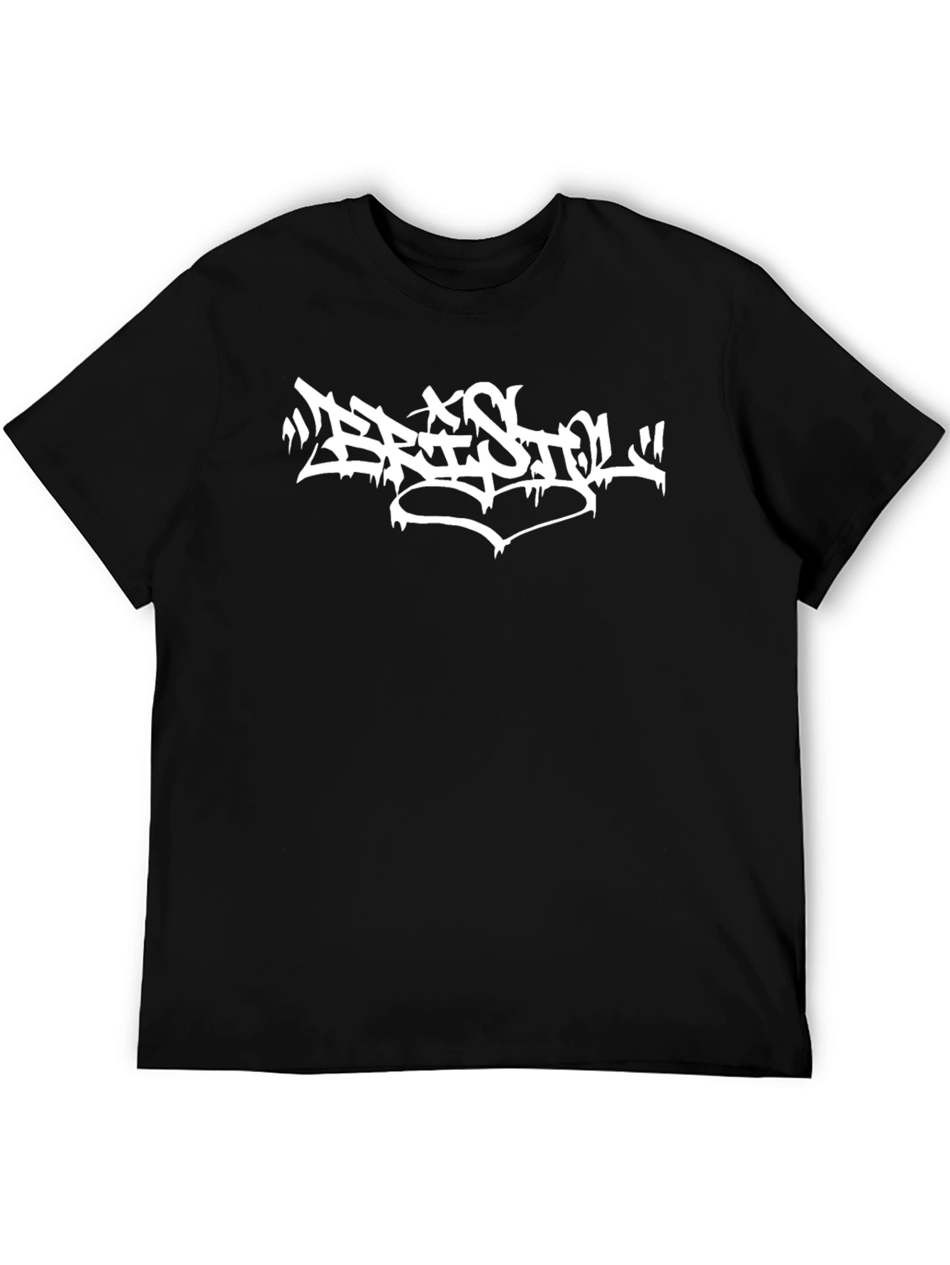 Bristol Graffiti Style Black T-Shirt