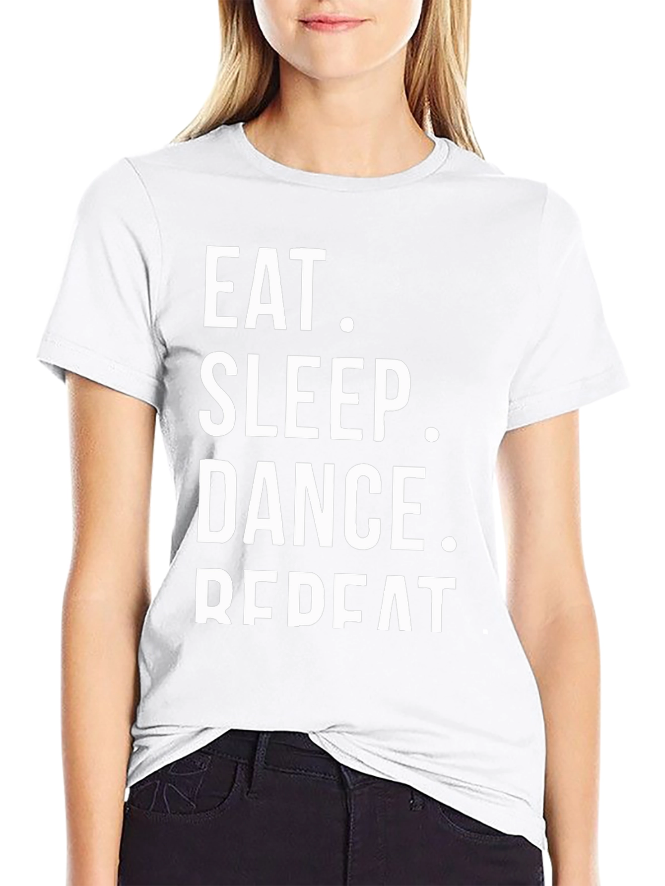 Eat Sleep Dance Repeat Black T-Shirt