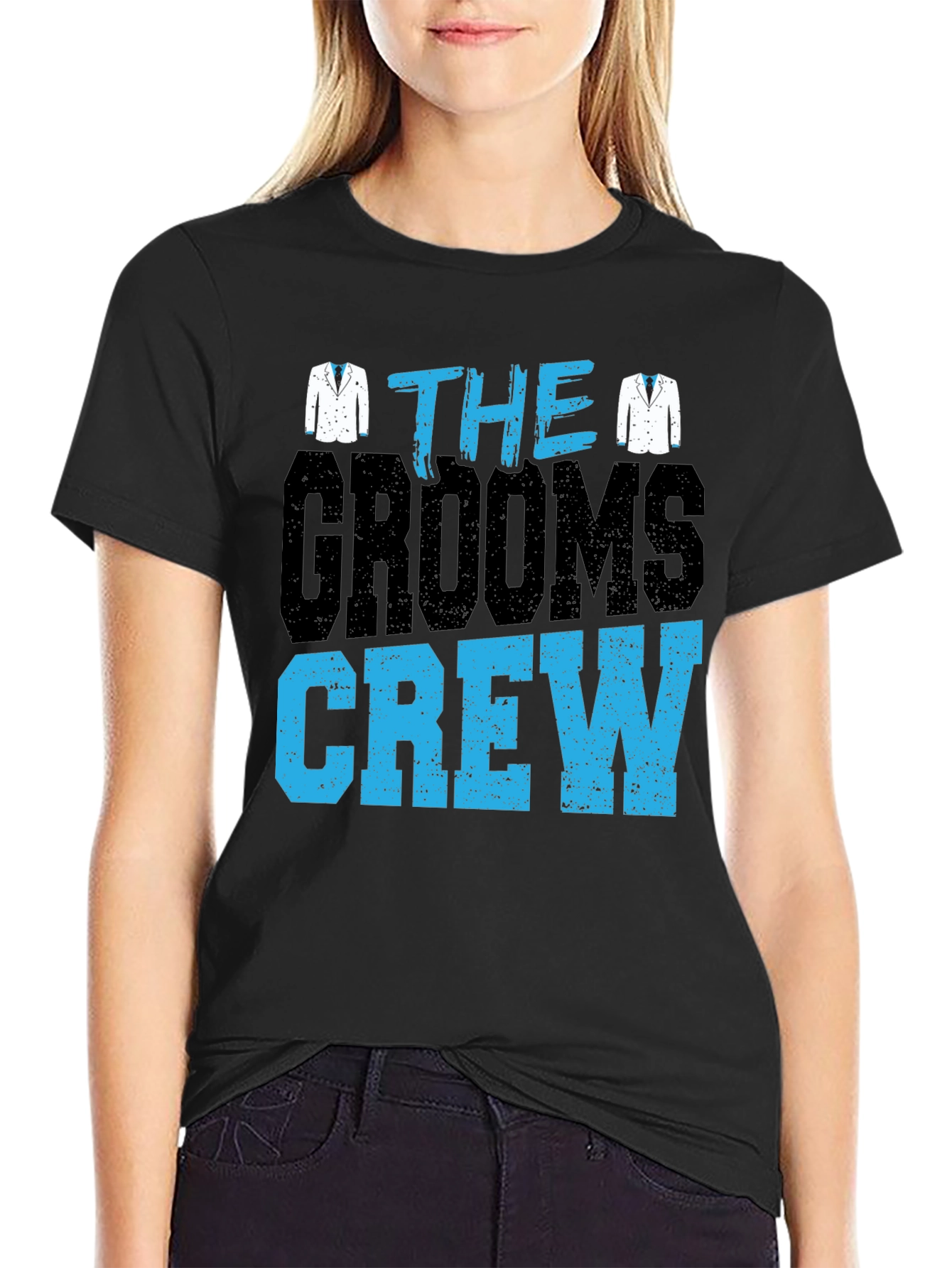 The Grooms Crew T-Shirt - Wedding Party Apparel