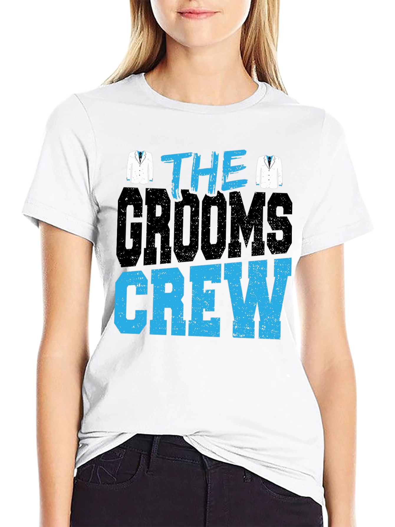 The Grooms Crew T-Shirt - Wedding Party Apparel