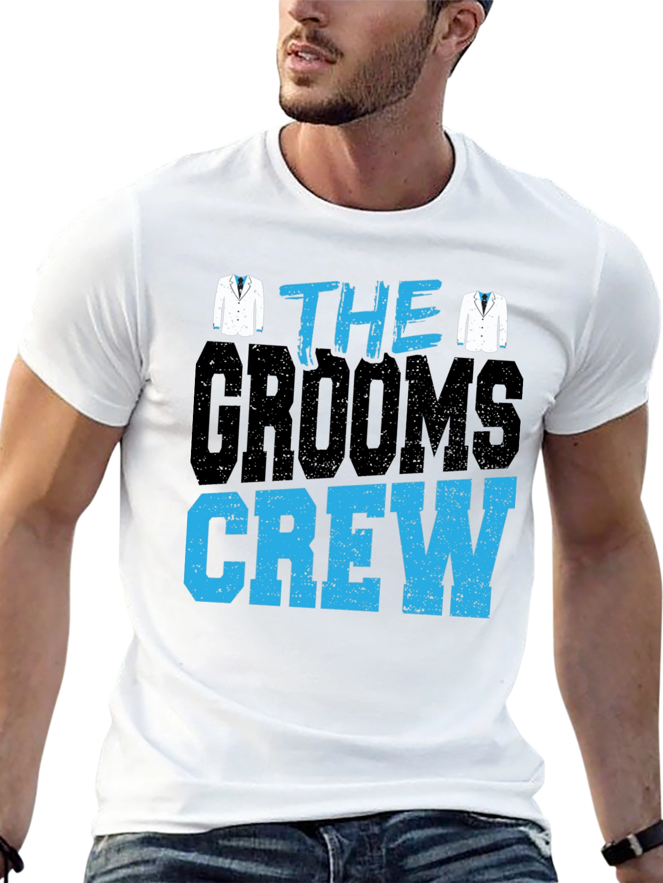 The Grooms Crew T-Shirt - Wedding Party Apparel