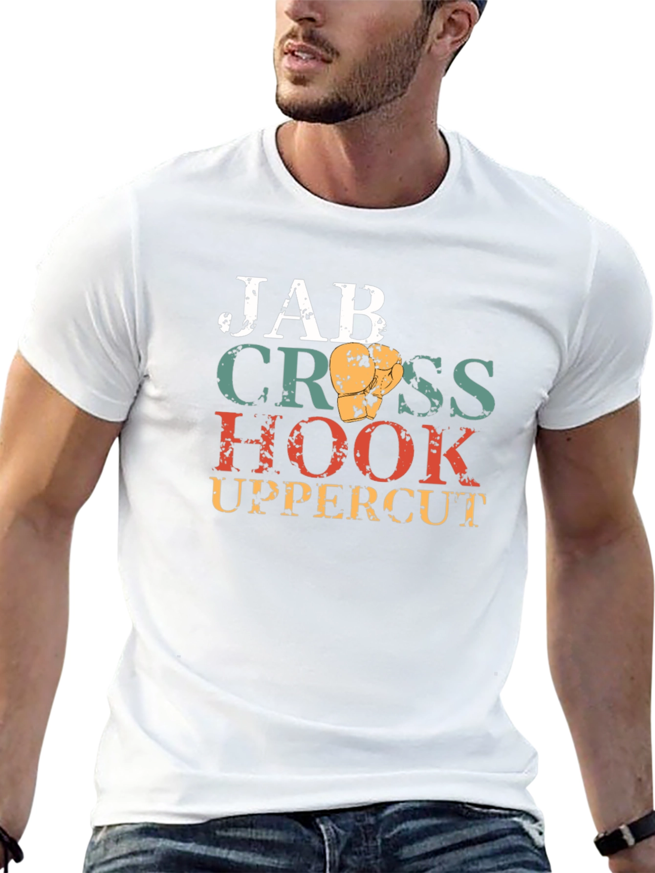 Jab Cross Hook Uppercut Boxing T-Shirt