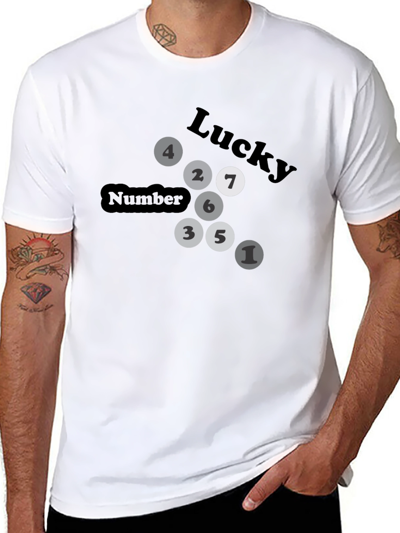 Lucky Number Graphic T-Shirt