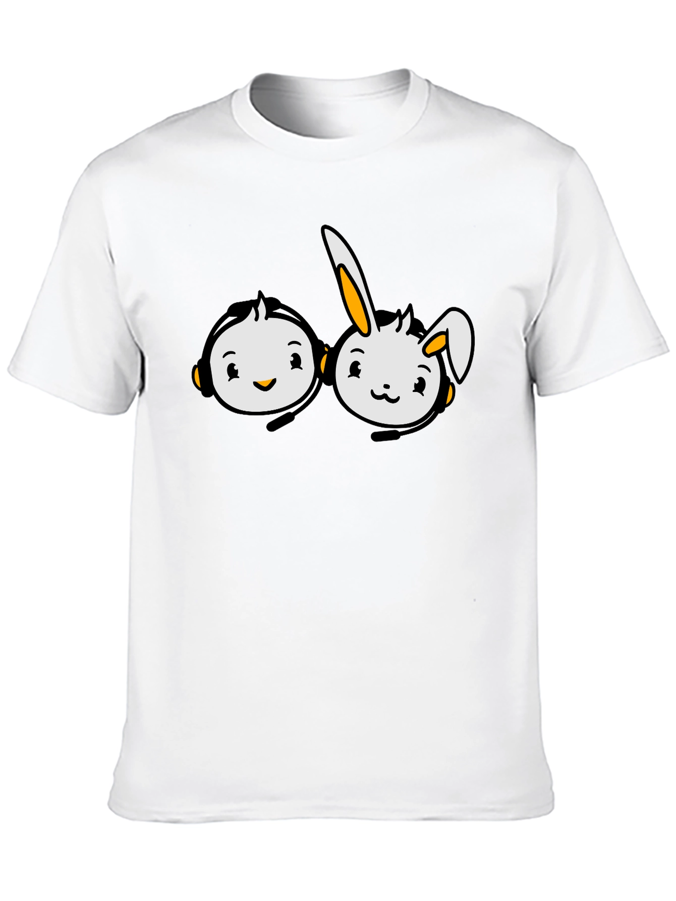 Cute Cartoon Character Graphic T-Shirt