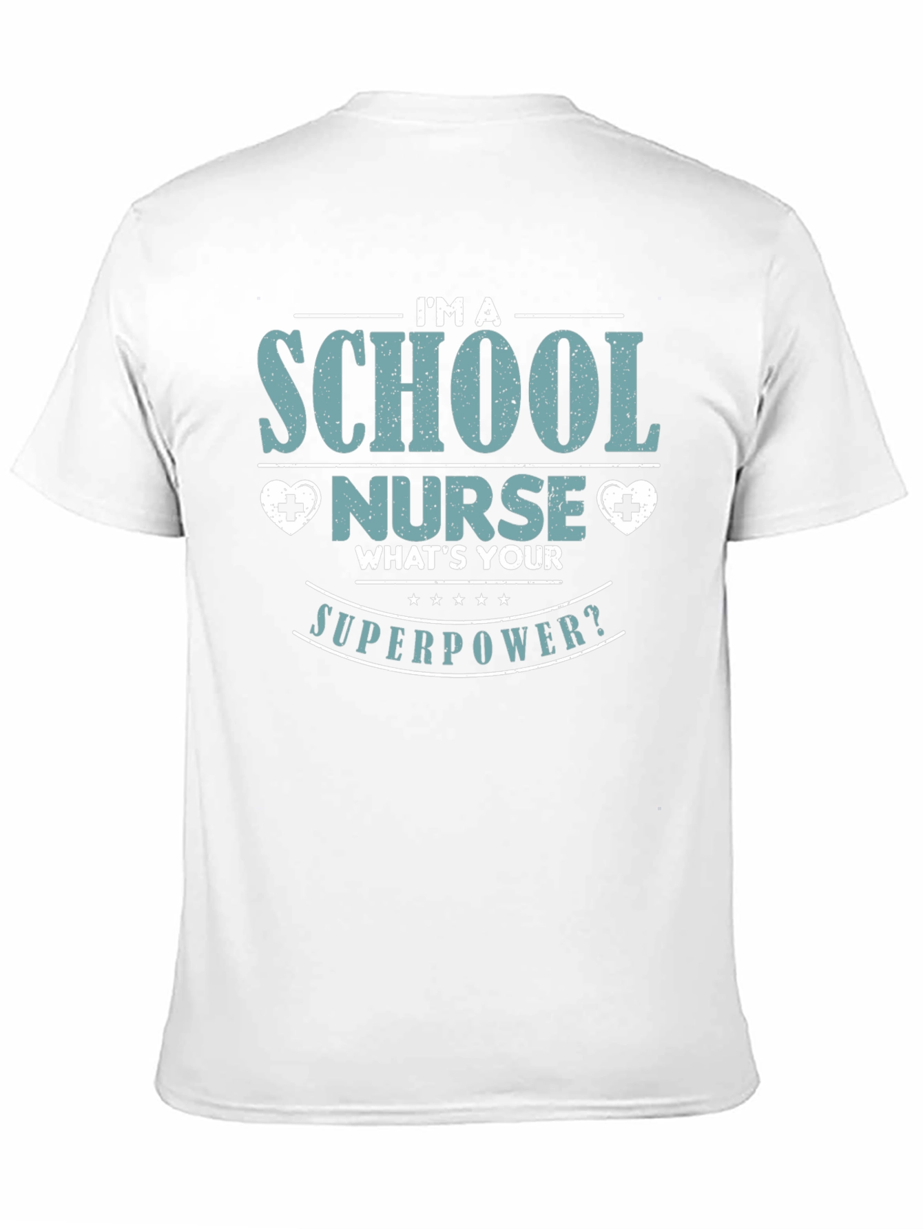School Nurse Superpower T-Shirt - Black