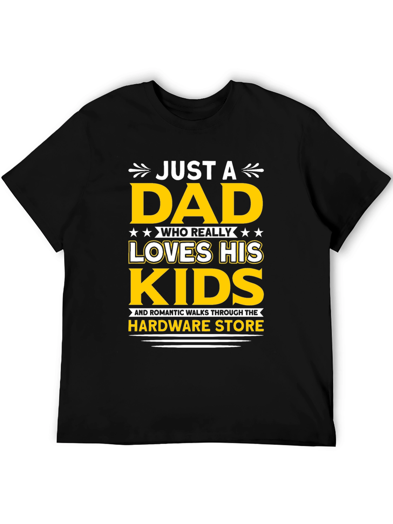 Just a Dad Who Loves His Kids T-Shirt
