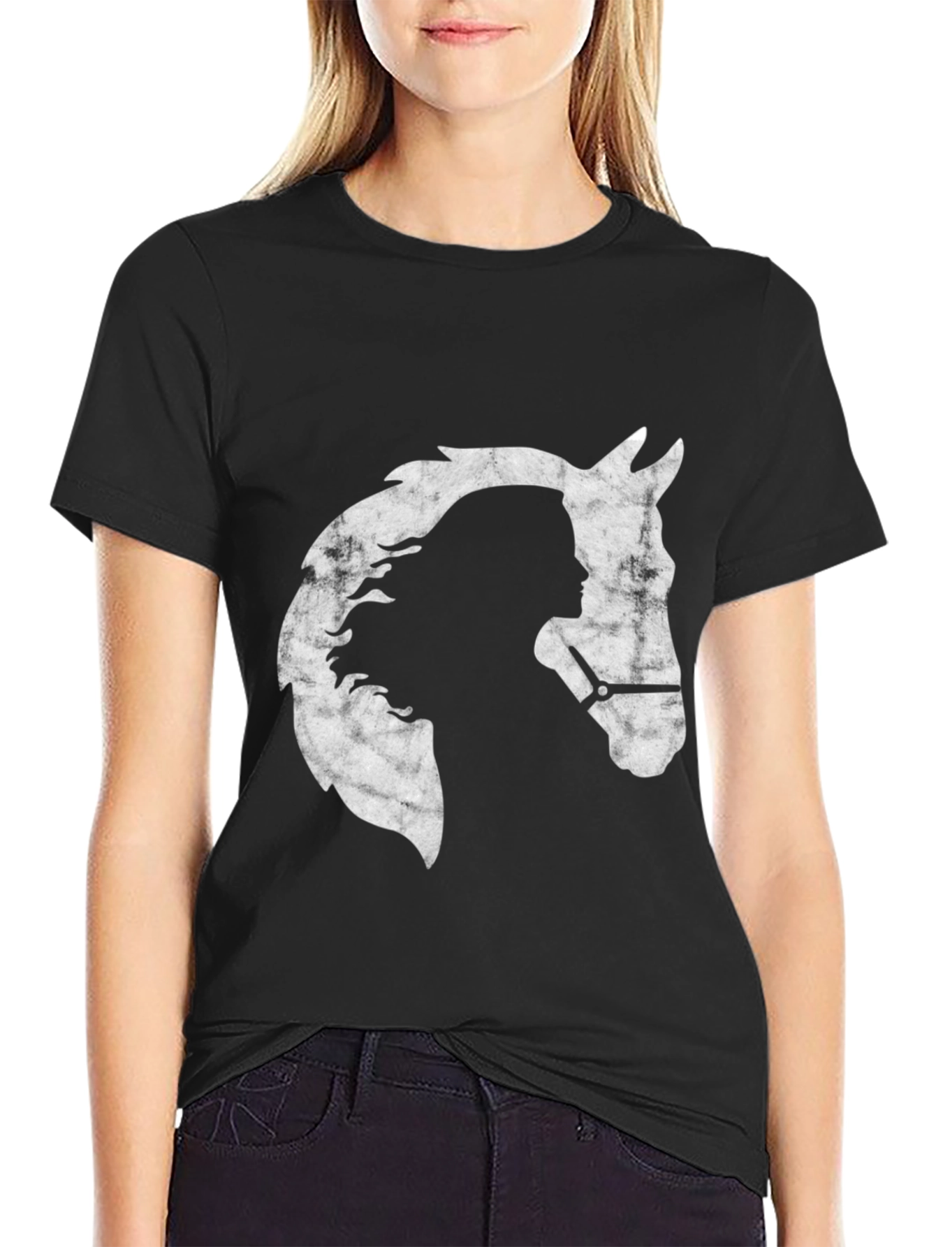 Equestrian Silhouette Graphic Tee