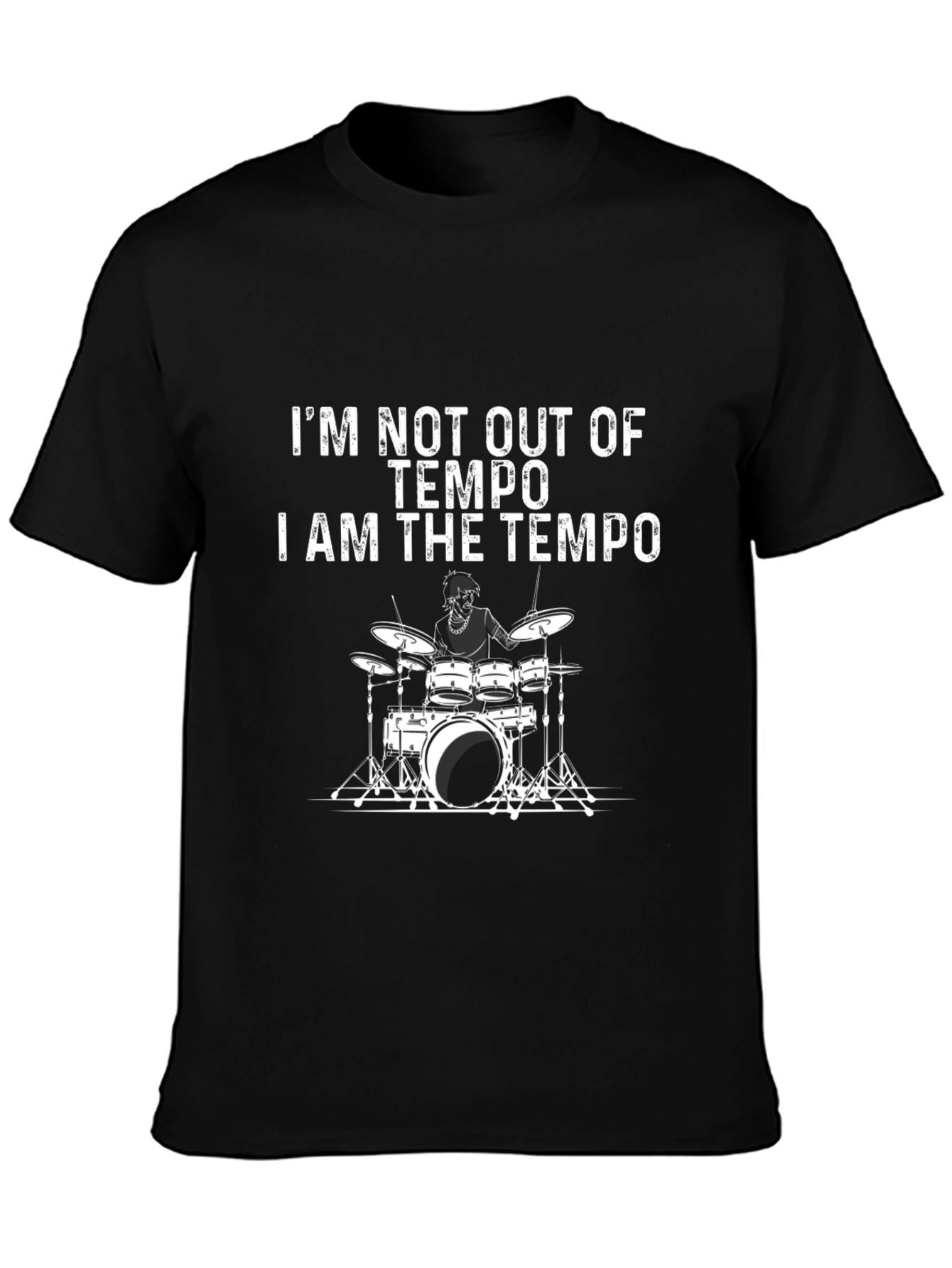 Drummer Tempo T-Shirt - Music Lover Tee