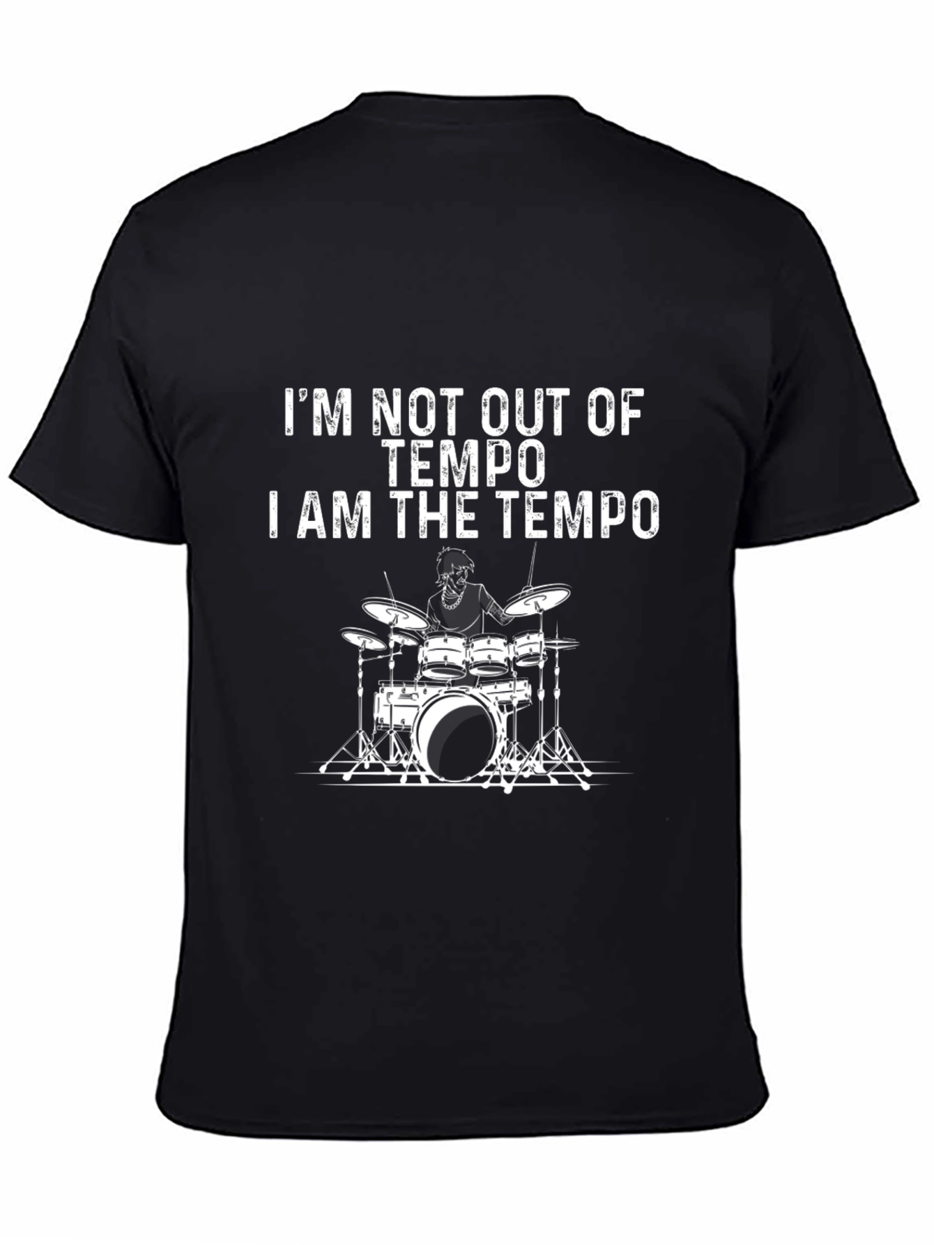 Drummer Tempo T-Shirt - Music Lover Tee