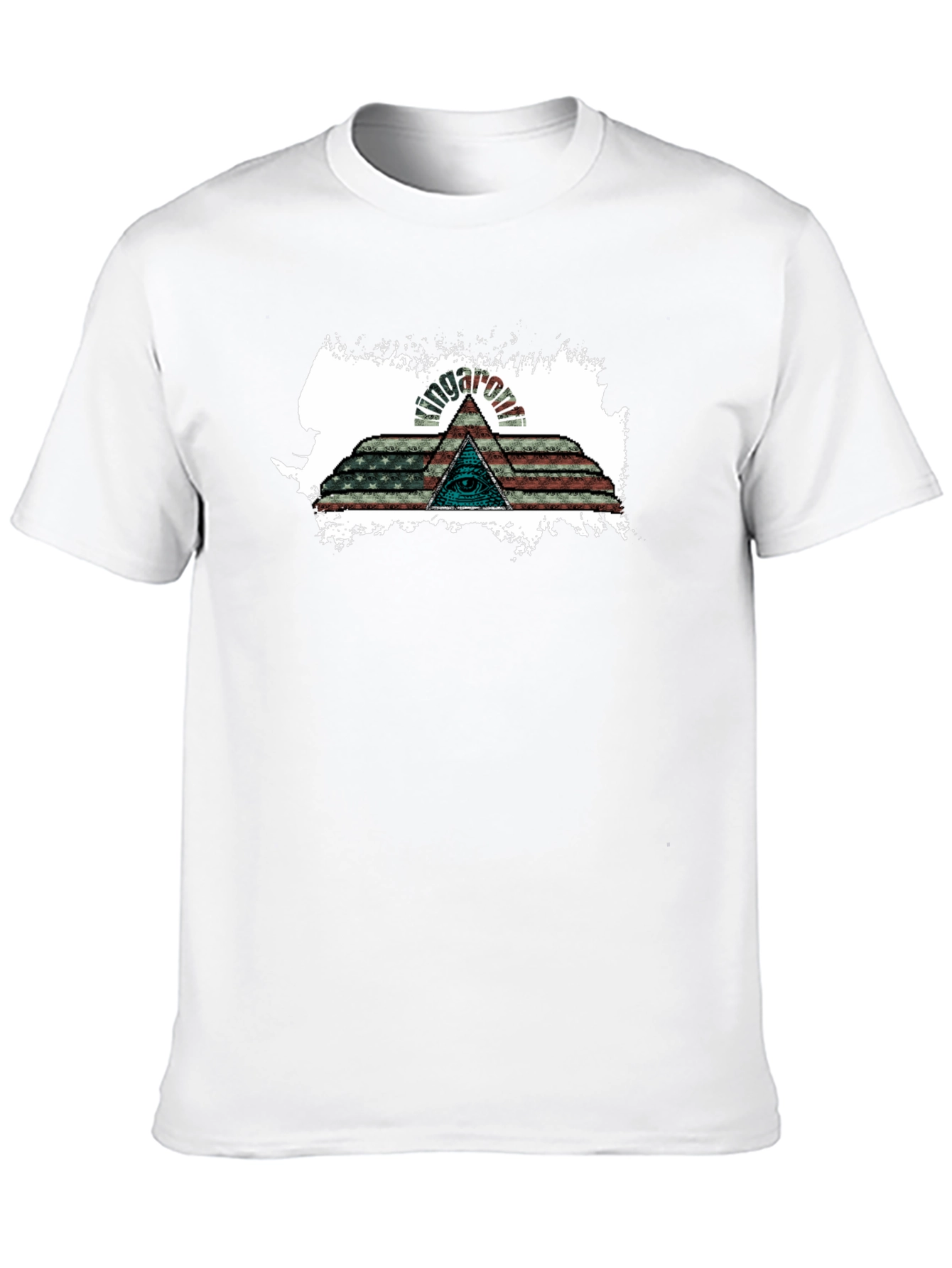Illuminati American Flag Graphic Tee