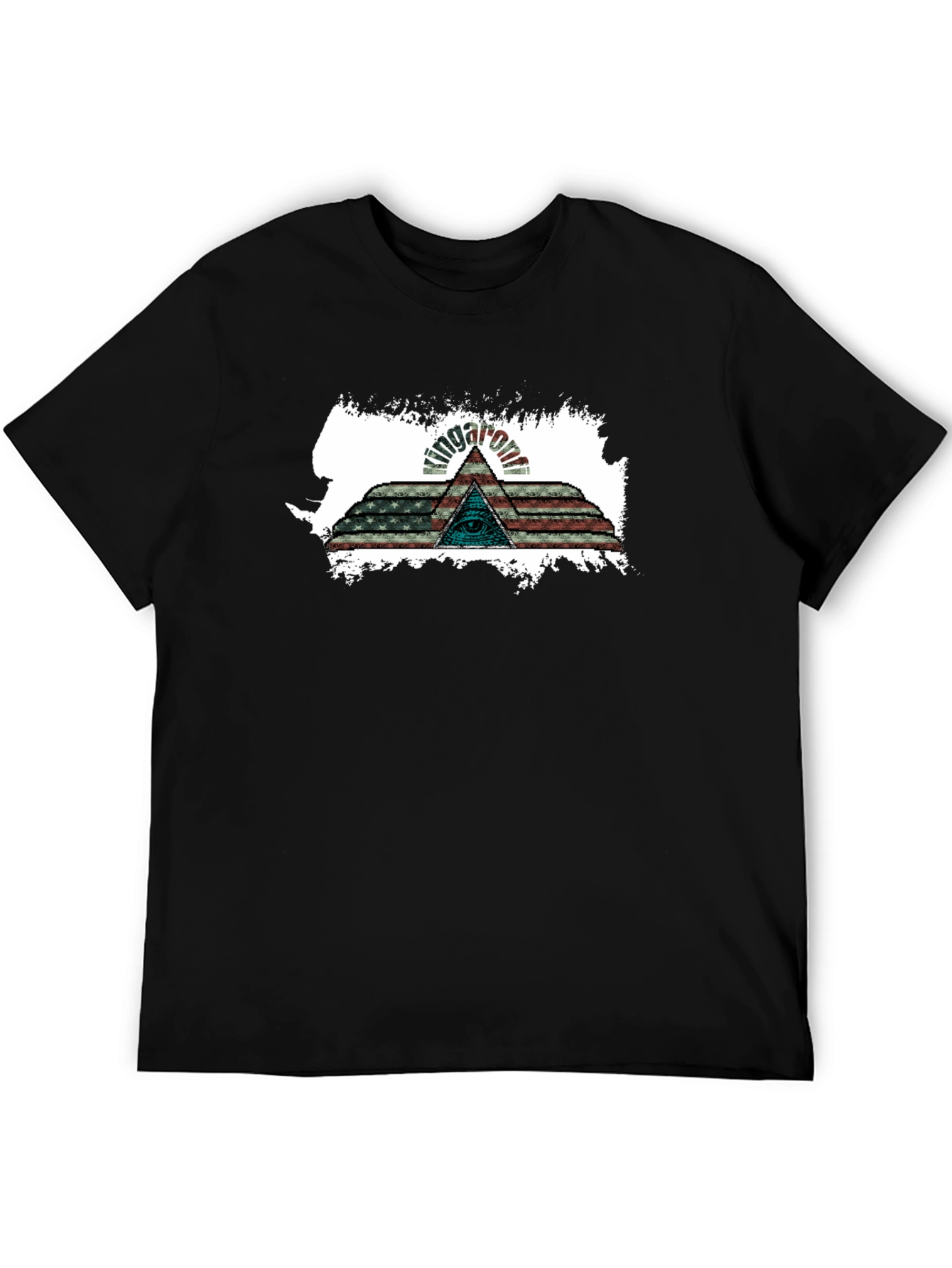 Illuminati American Flag Graphic Tee