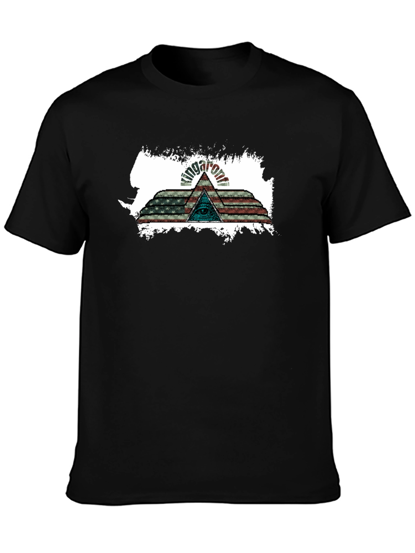 Illuminati American Flag Graphic Tee