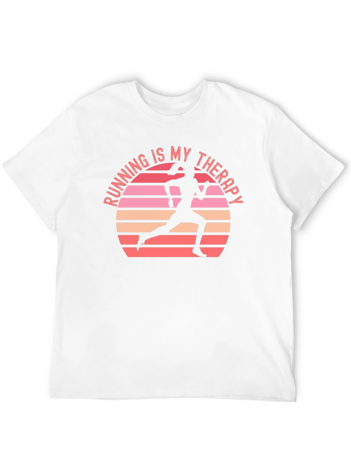 Running Is My Therapy T-Shirt - Motivational Runner Tee