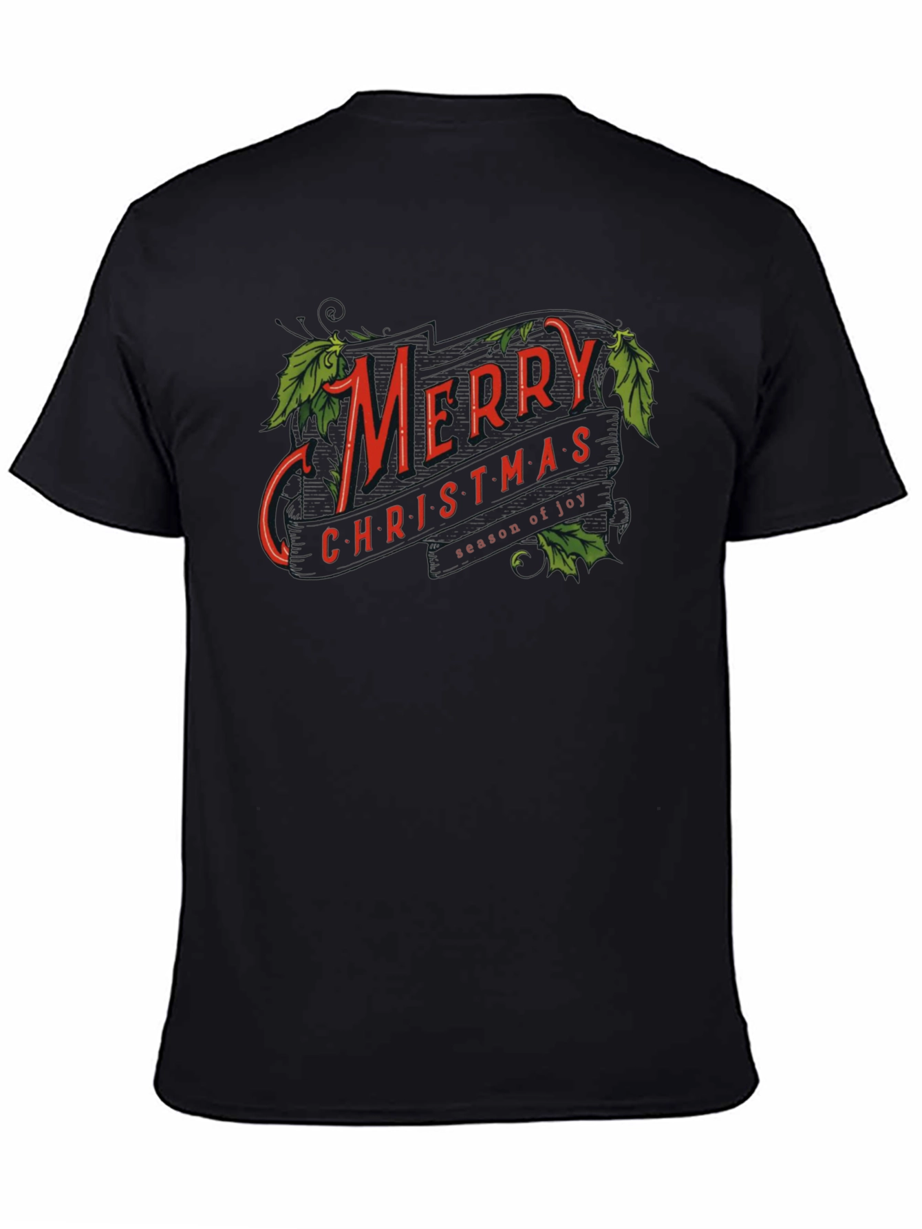Merry Christmas Graphic T-Shirt Holiday Season Joy