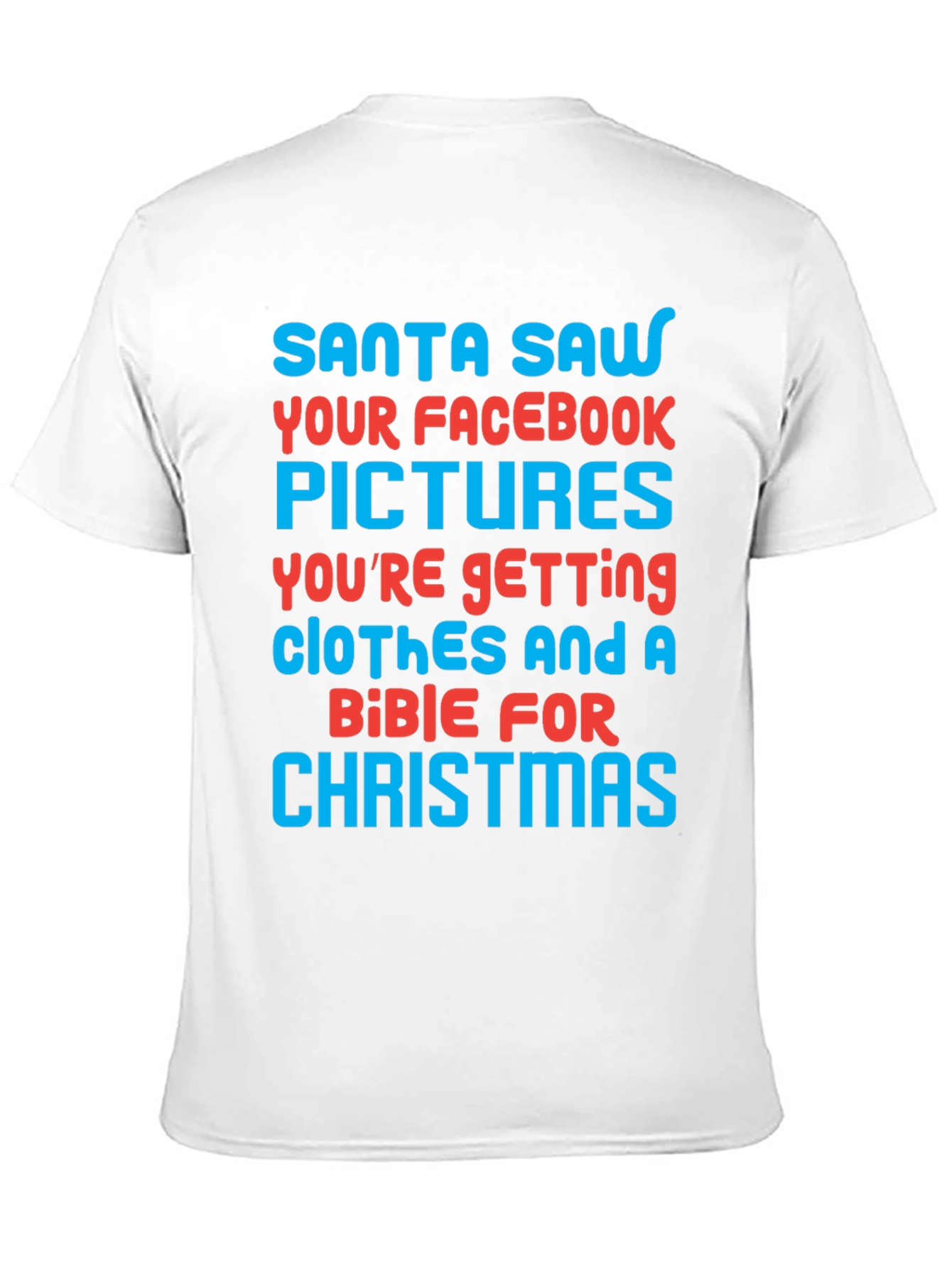 Funny Santa Facebook Pictures Christmas T-Shirt