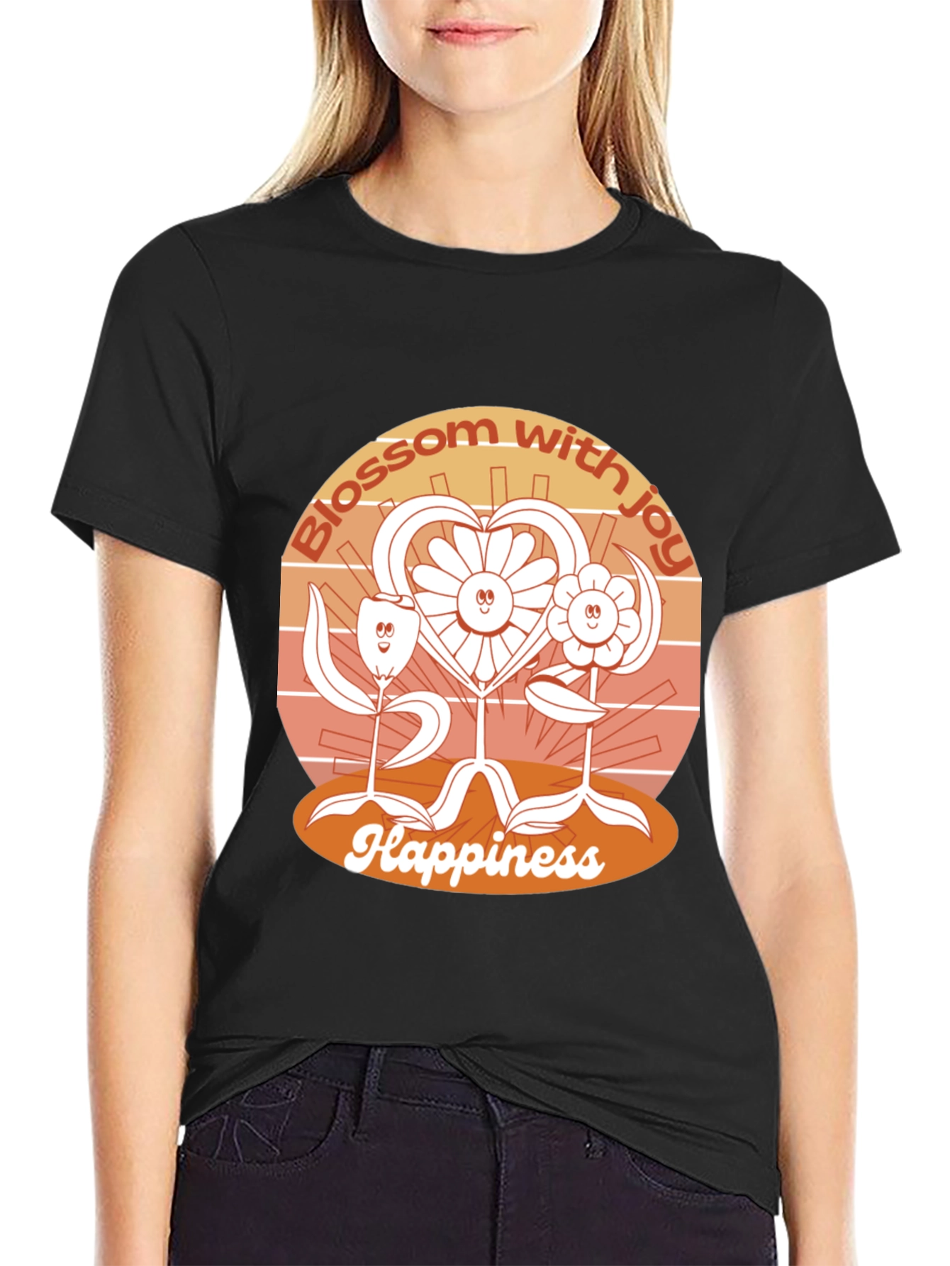 Blossom With Joy Graphic Tee
