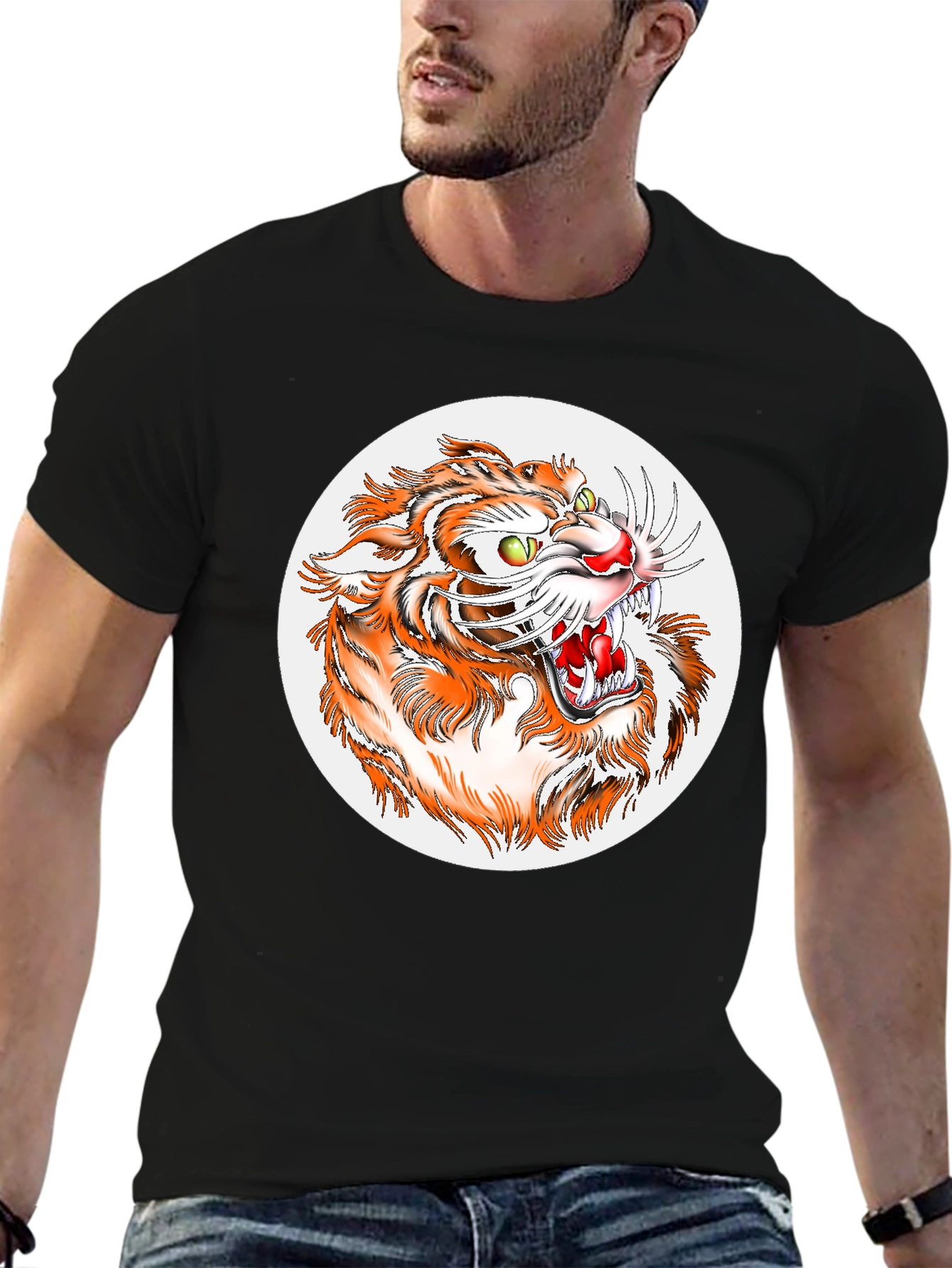 Tiger Graphic Tee - Fierce Style