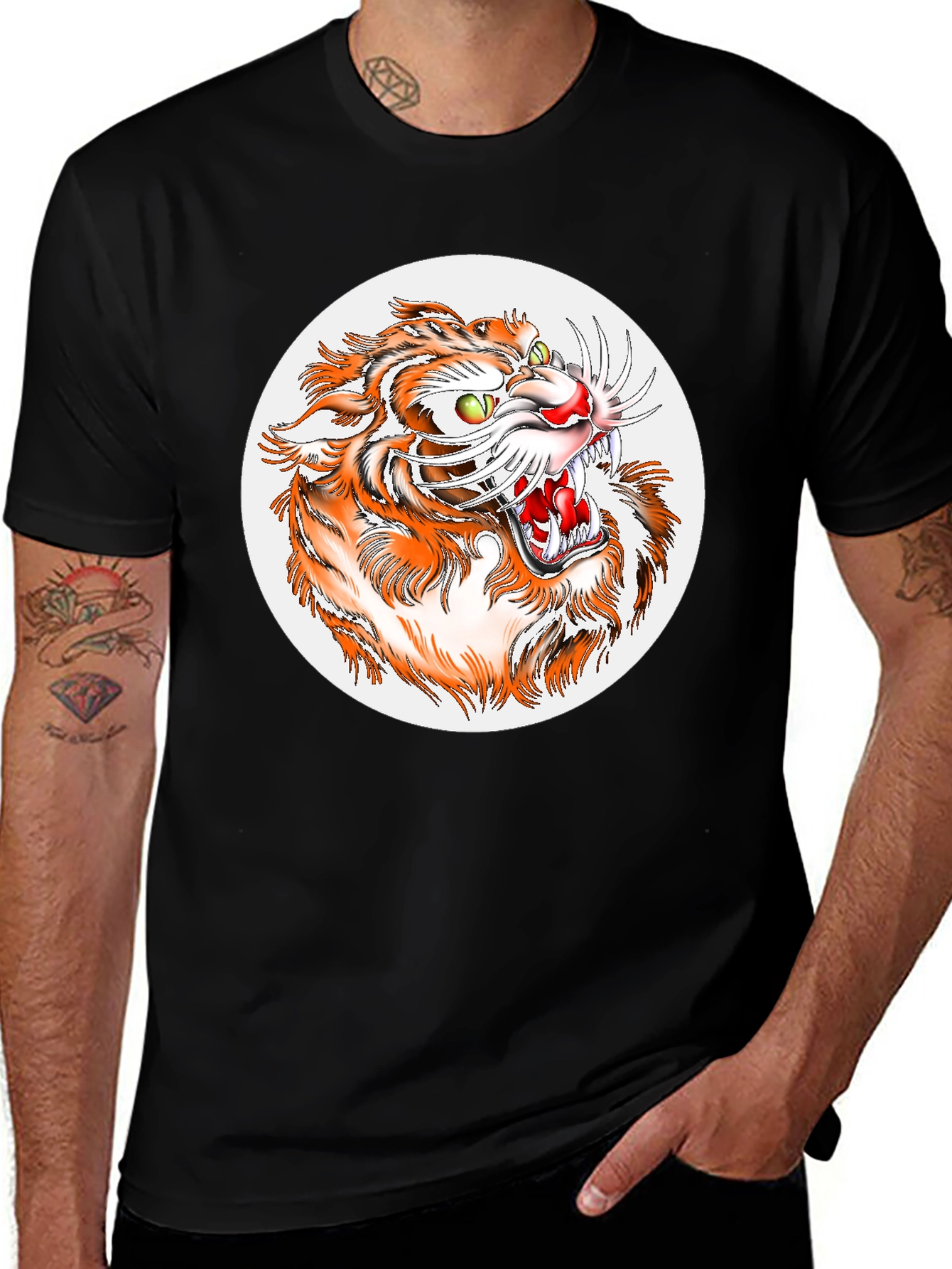 Tiger Graphic Tee - Fierce Style