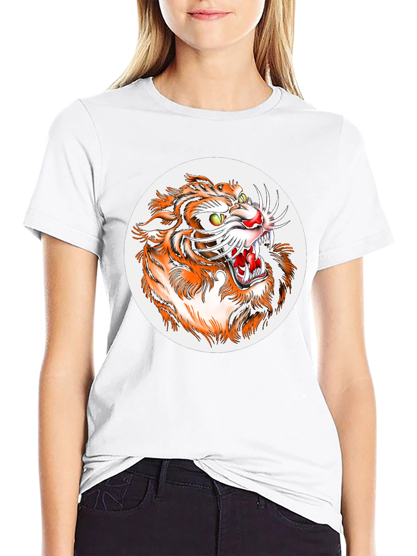 Tiger Graphic Tee - Fierce Style