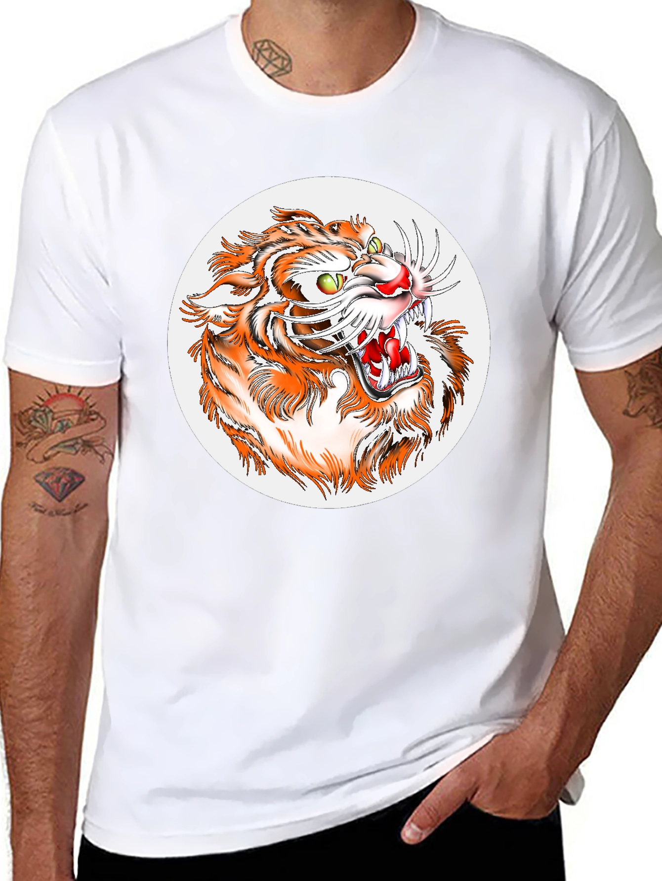 Tiger Graphic Tee - Fierce Style