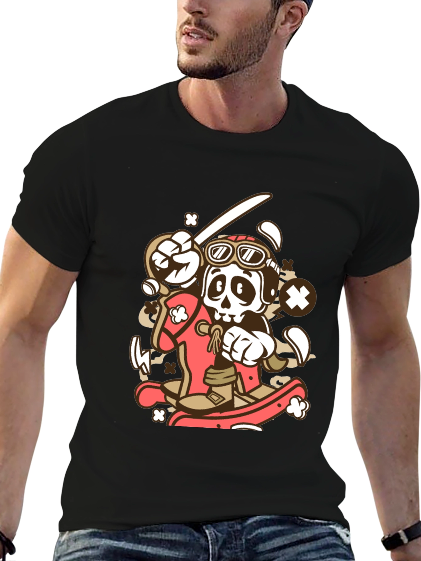 Skeleton Pilot T-Shirt