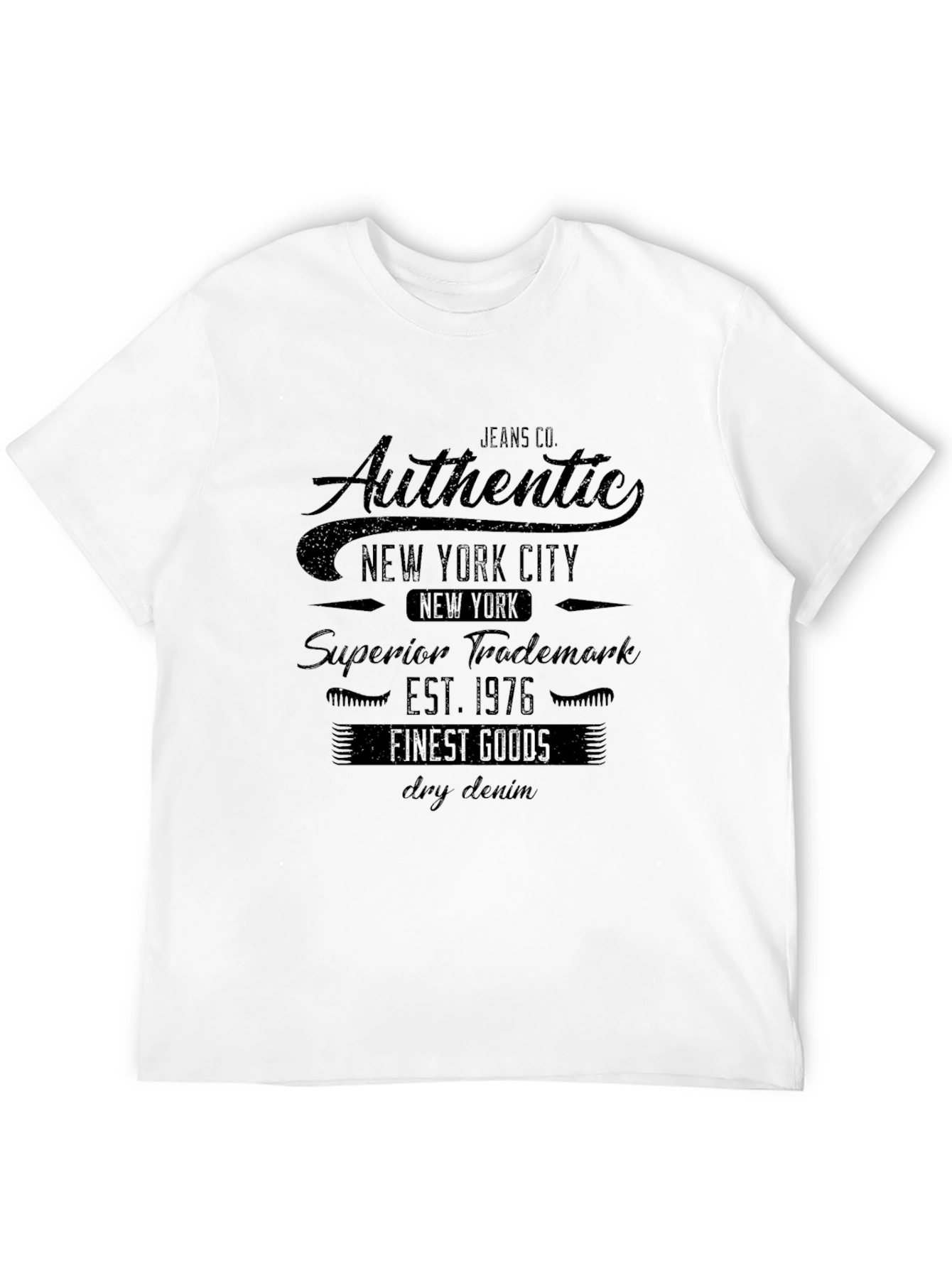 Mens Authentic New York City Graphic T-Shirt